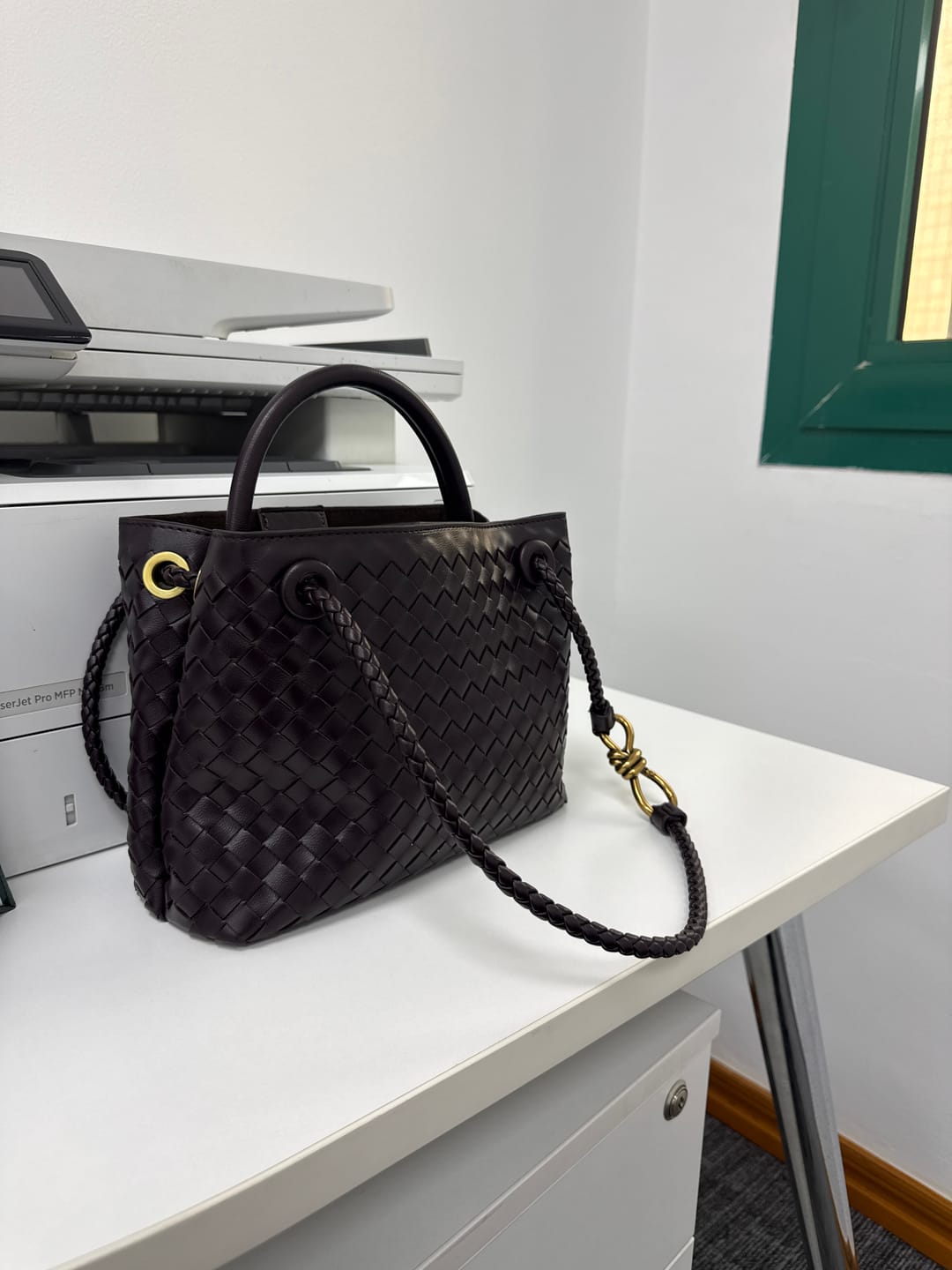 Customer photo review of Lucia Woven Bag