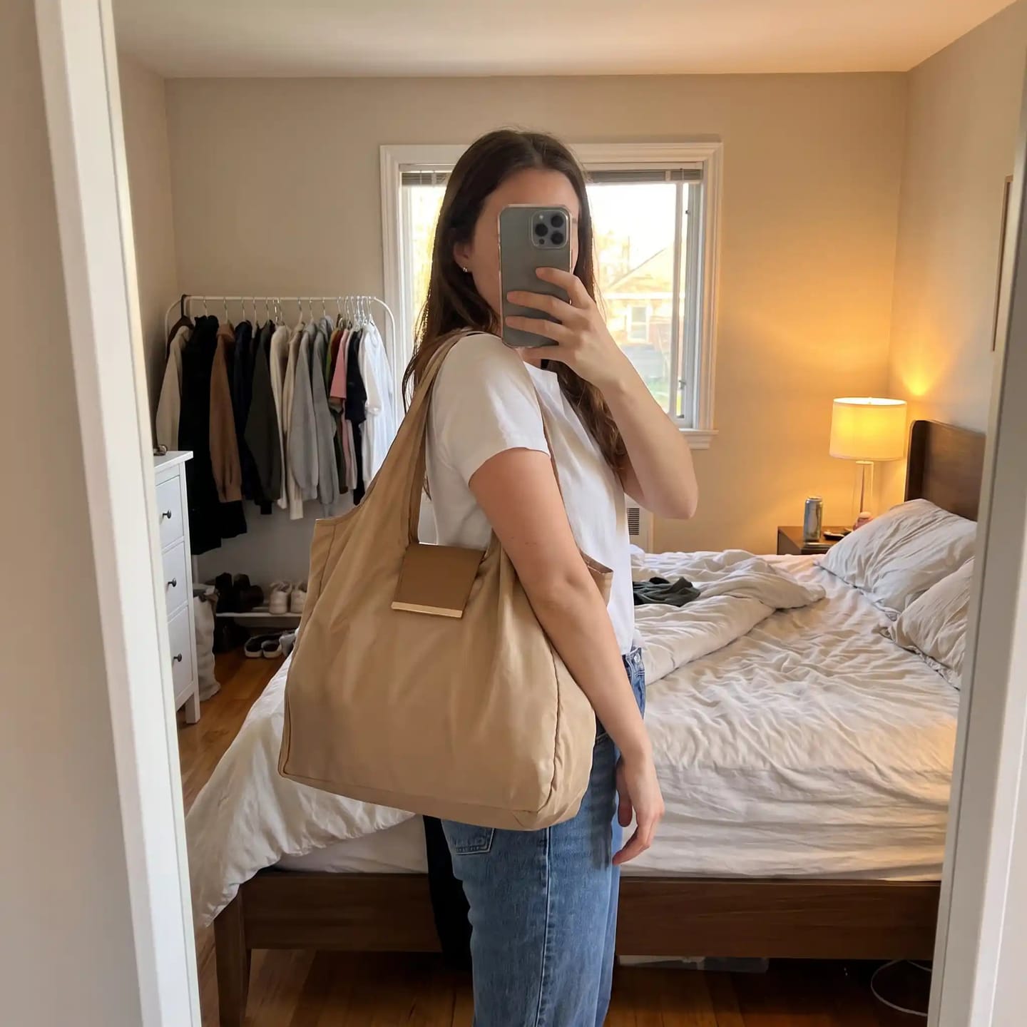 Customer photo review of Tote Bag 3-in-1: Charm, Chiavi, Borsa