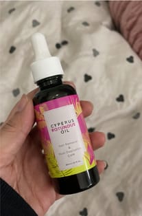 Customer photo review of Aceite Reductor del Vello con Cyperus Rotundus