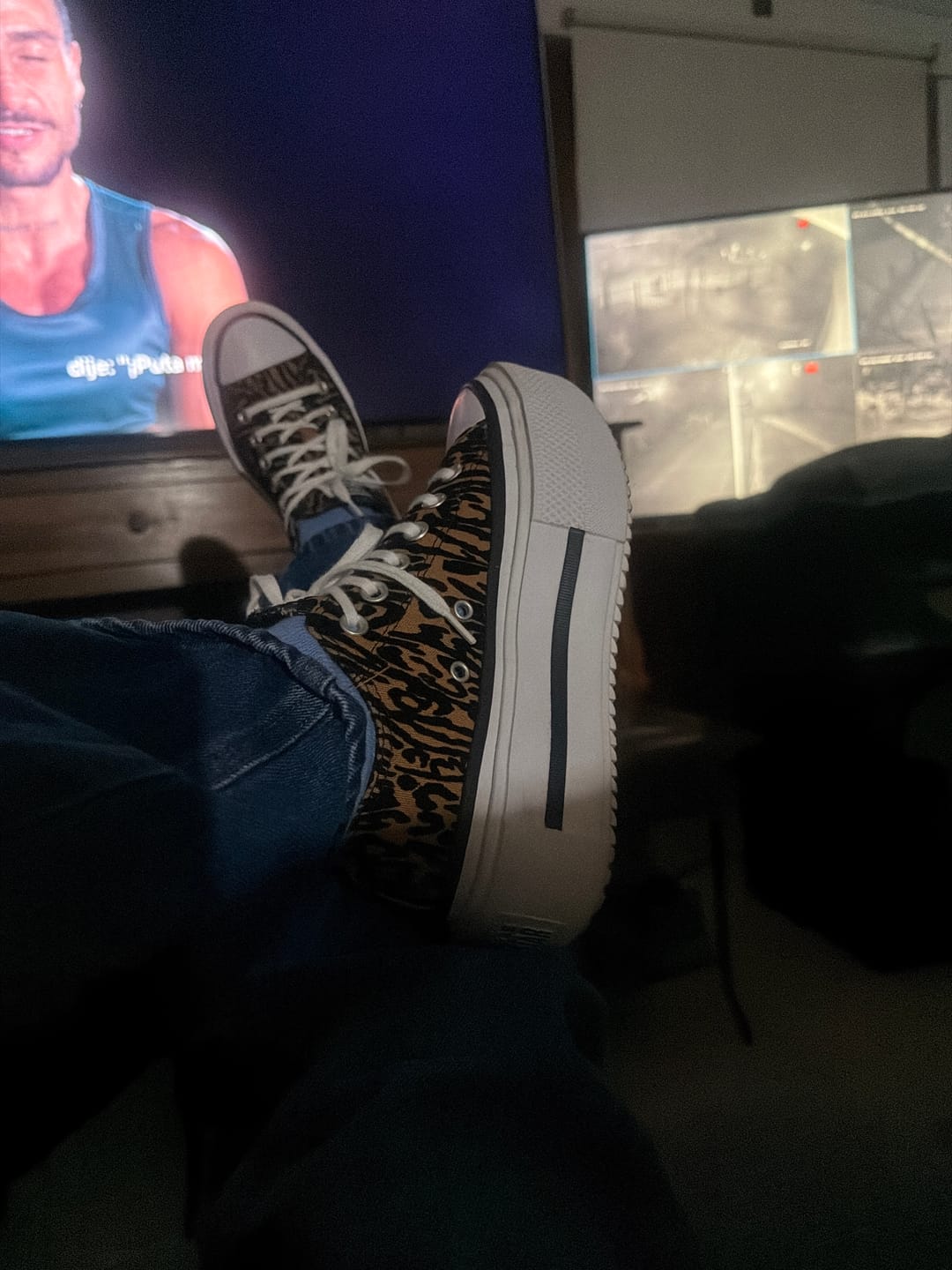 Customer photo review of Zapatillas Converse Ctas Lift Double Stack Leopard