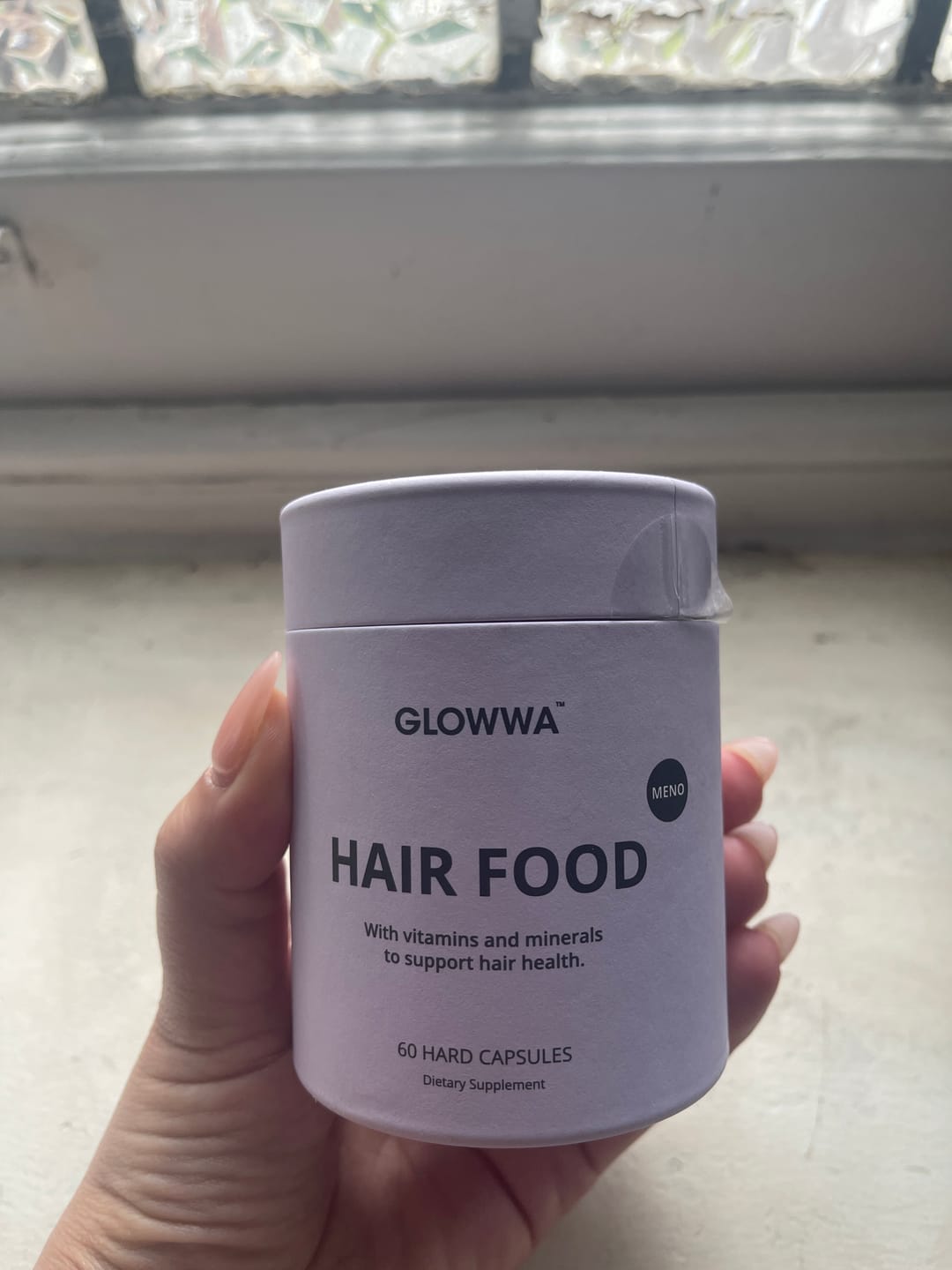 Customer photo review of HAIR FOOD GLOWWA -MENO