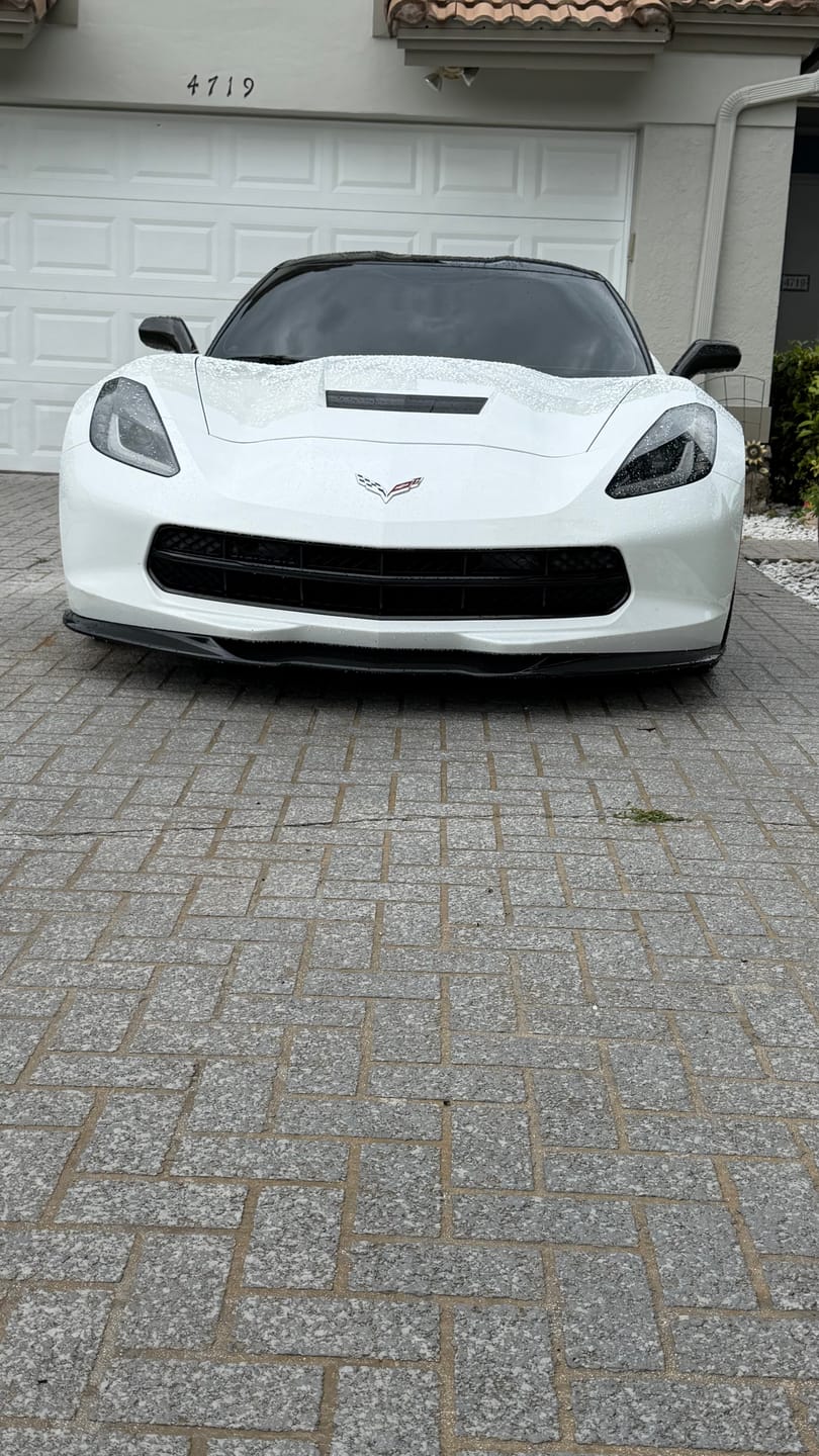 Customer photo review of Corvette C7 Stingray EOS Preformance Package Front Splitter