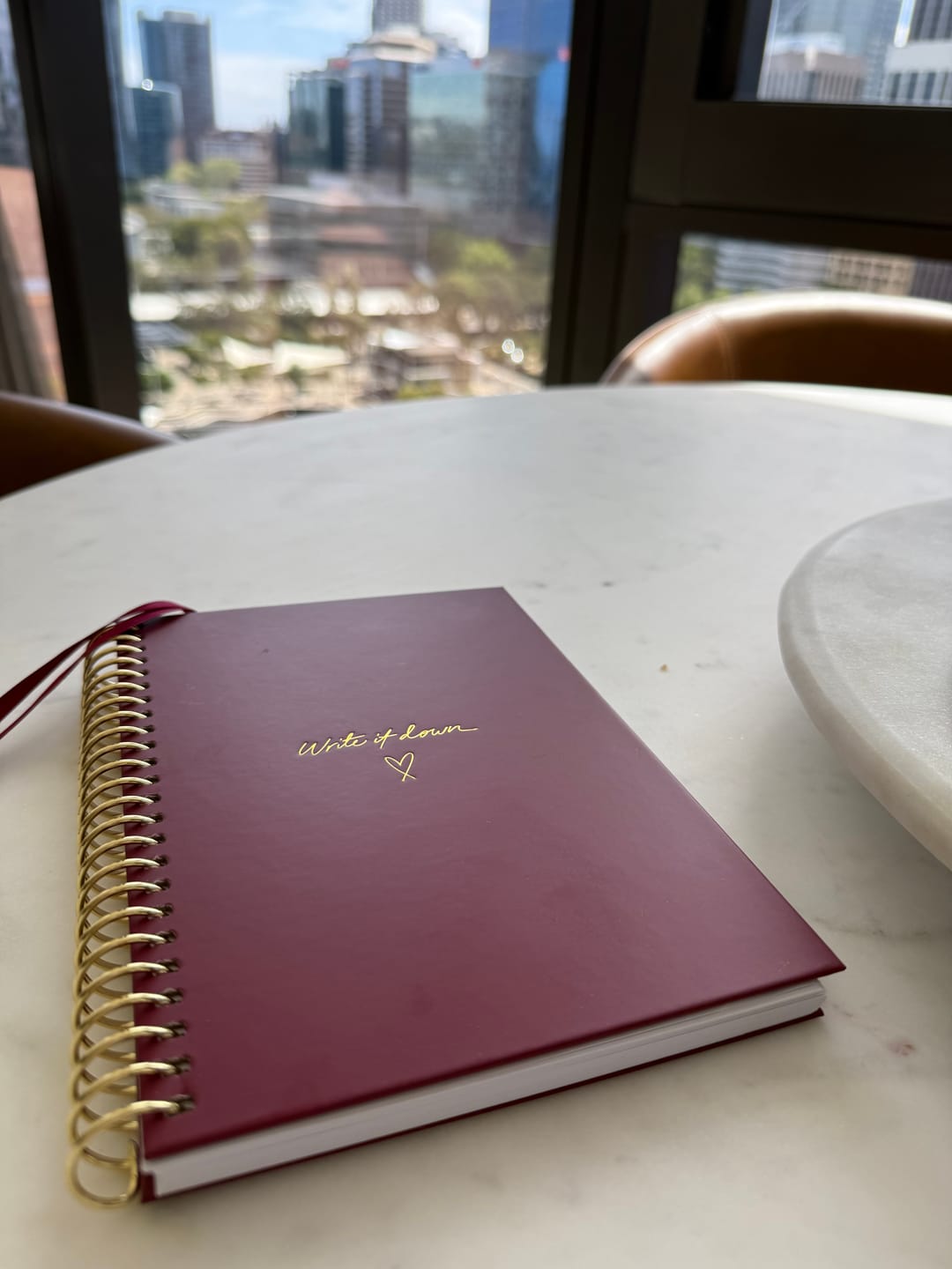 Customer photo review of 'Write it Down' A5 Notebook - Berry