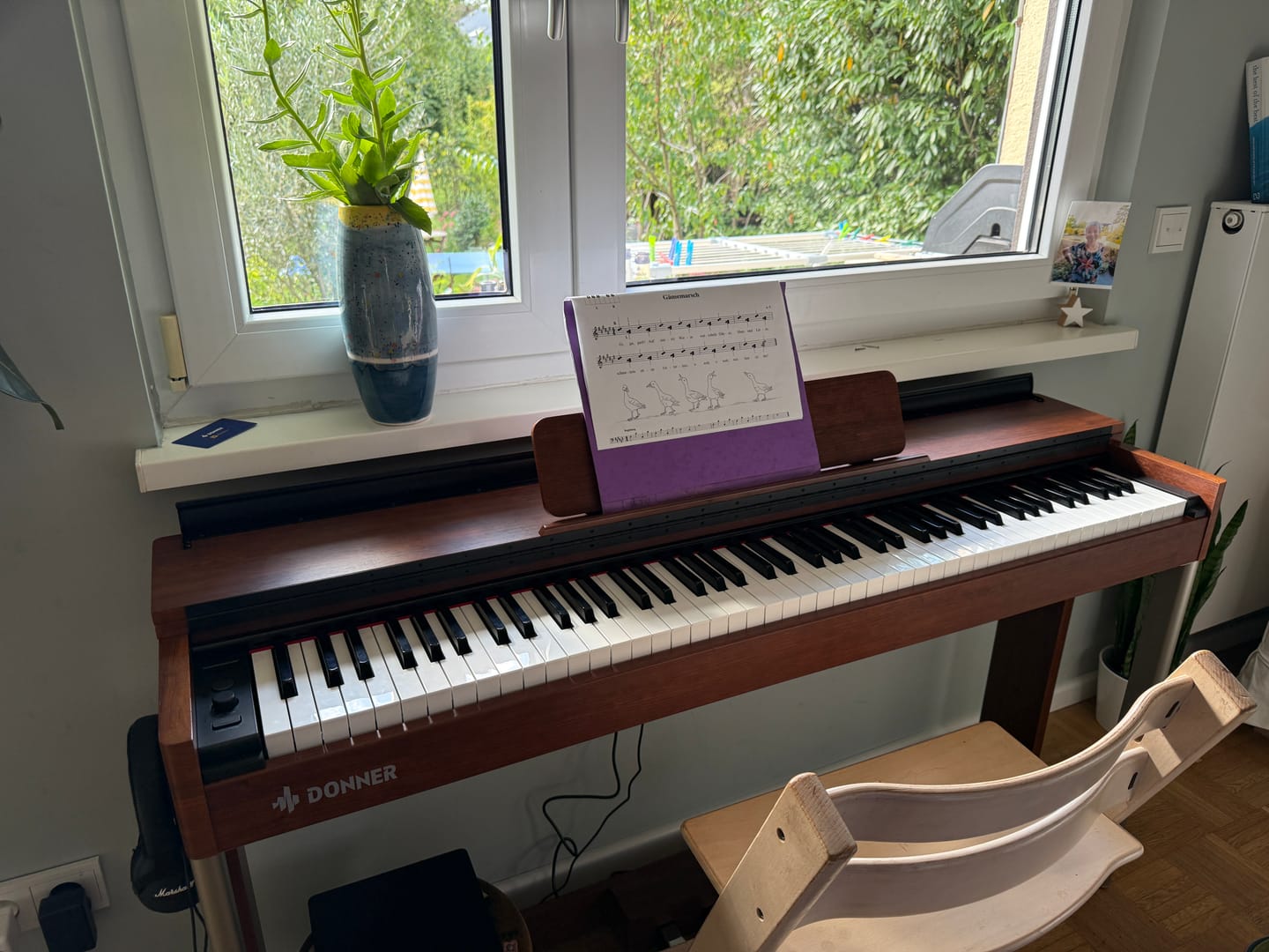 Customer photo review of Donner DDP-200 MK2 Graded Hammer Action Holz Digital Piano