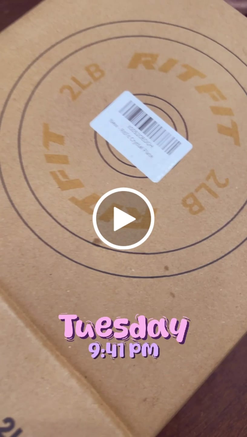Customer video review of RitFit Crystal Plate