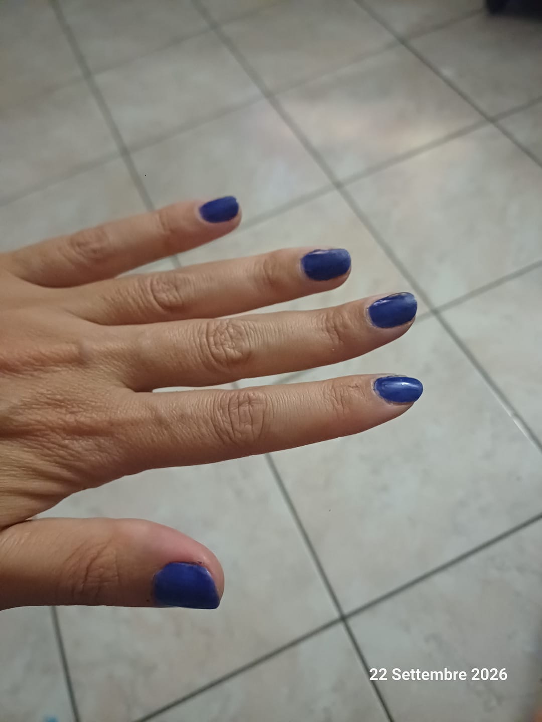 Customer photo review of Smalto Semipermanente LCI -  blu shock