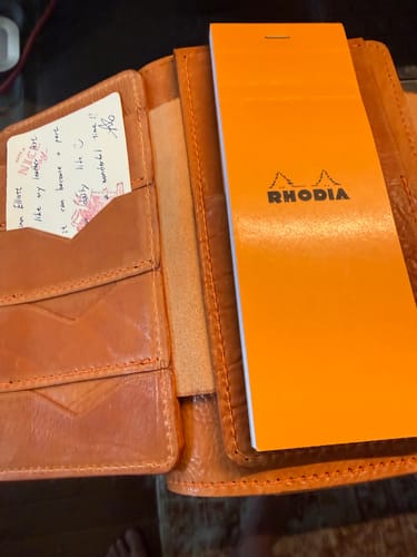 Customer photo review of ApplePig Mix Traveler's Notebook
