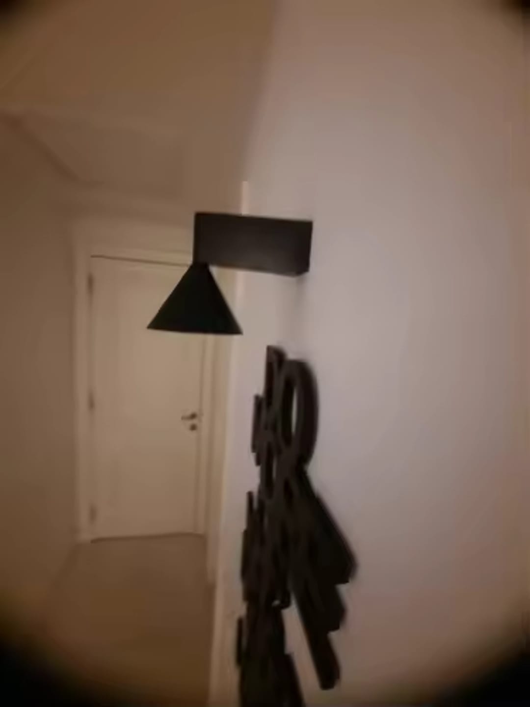 Customer photo review of Cone Wall Sconce