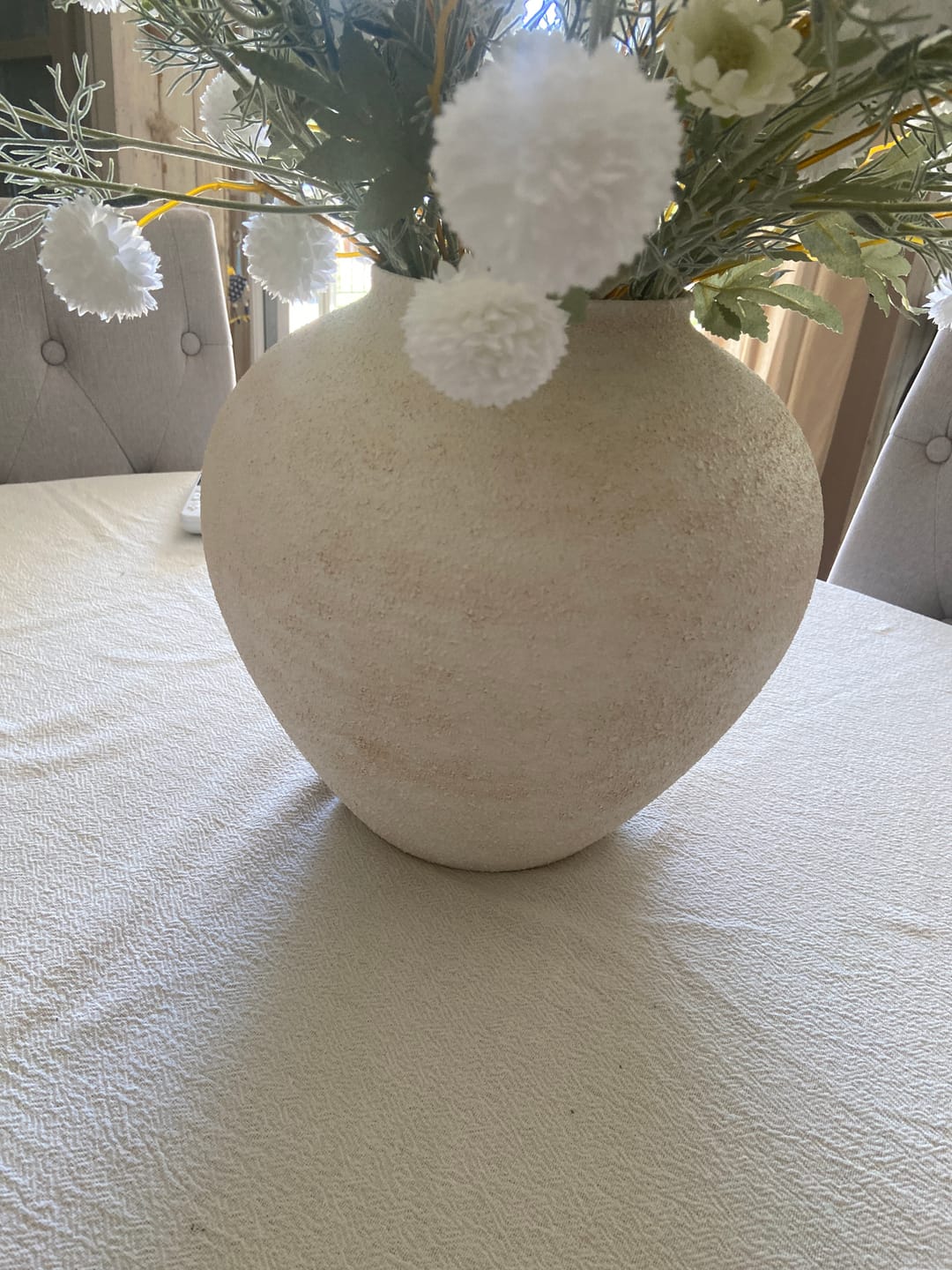 Customer photo review of Sena Vase - Crème