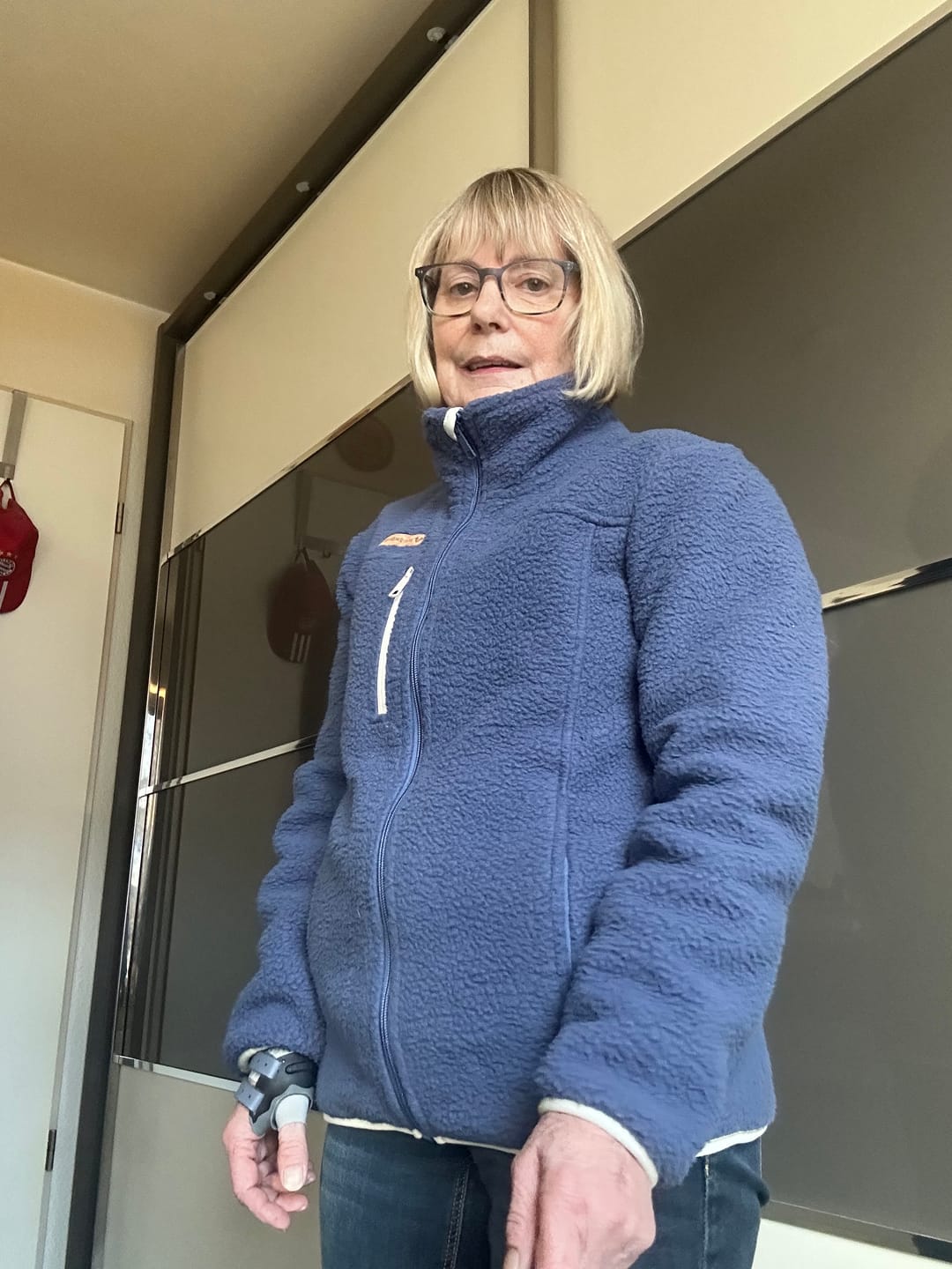 Customer photo review of Damen Sherpa Fleece Jacke