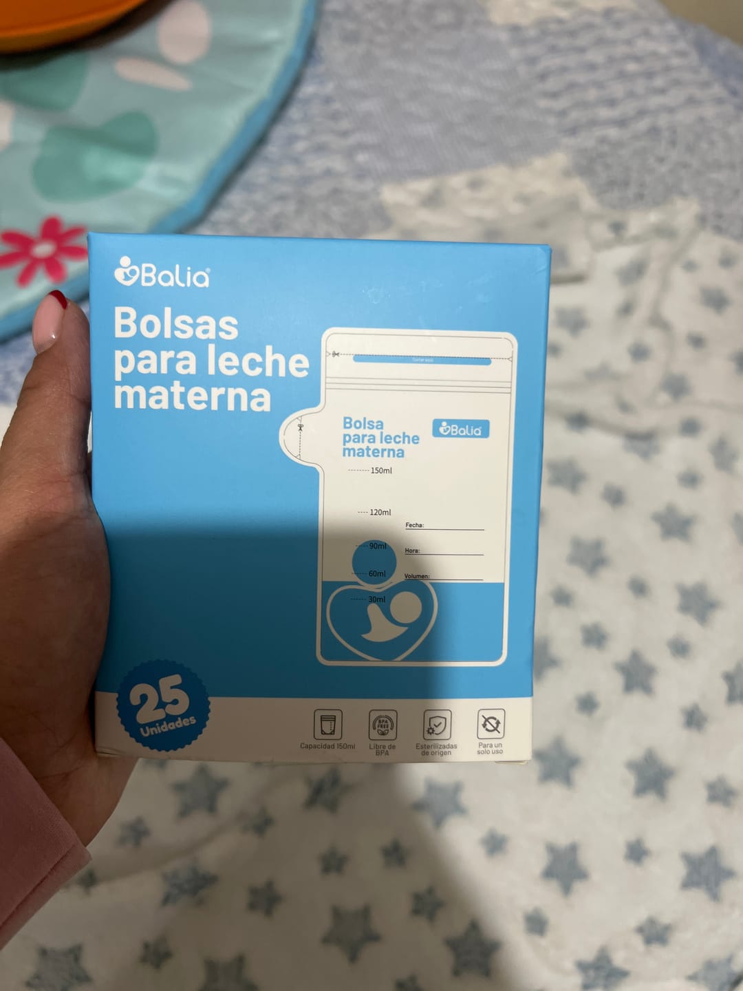 Customer photo review of 🎁 Bolsa para leche materna 25un (100% off)