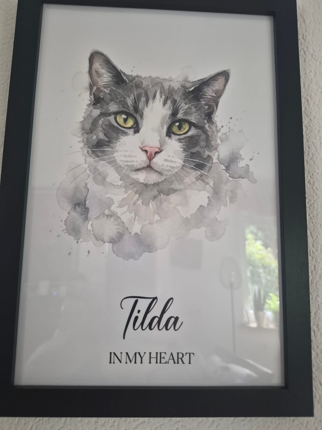Customer photo review of Dein Liebling als Aquarell-Kunstwerk