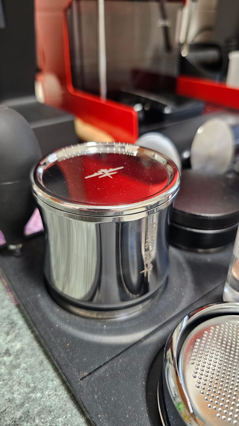 Customer photo review of MHW-3BOMBER FlowLight SUS304 All-Metal Dosing Funnel  58mm