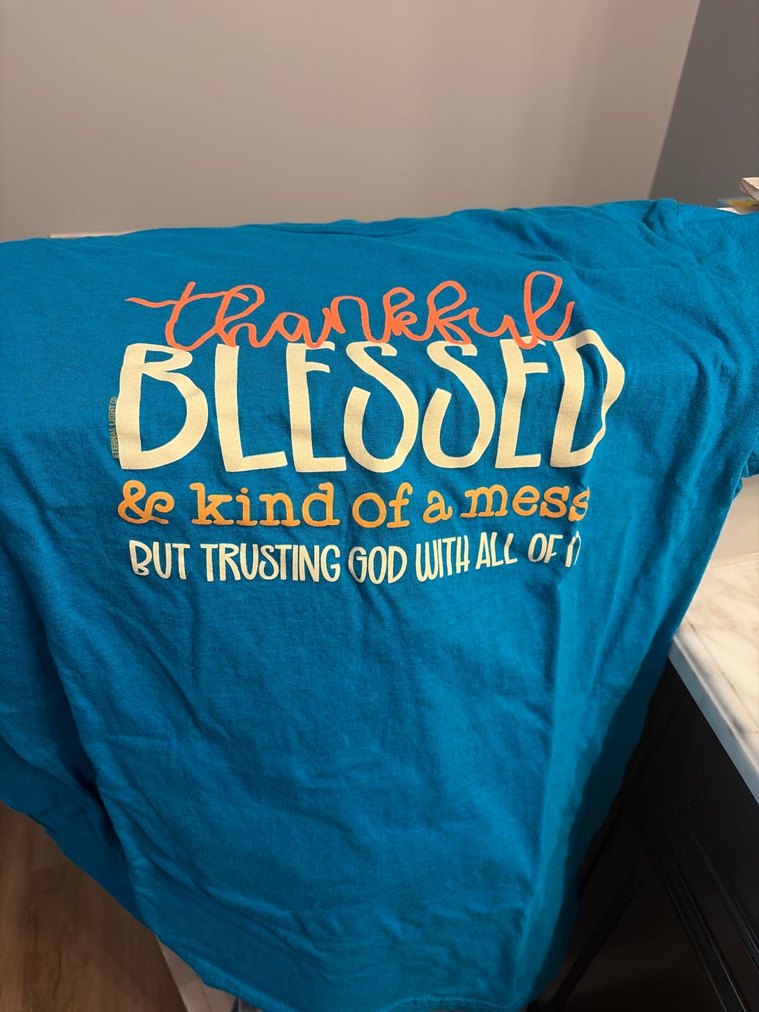 Customer photo review of A Mess Tee