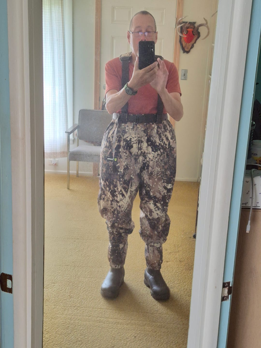 Customer photo review of FLASH SALE LightWade Duck Waterfowl Hunting Breathable Wading Pants