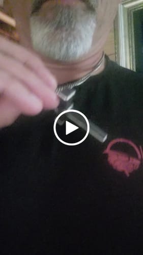 Customer video review of Deal 33% Off! Nailed to the Cross Galatians 2:20 Necklace - Helps Pair Veterans With A Service Dog Or Shelter Dog