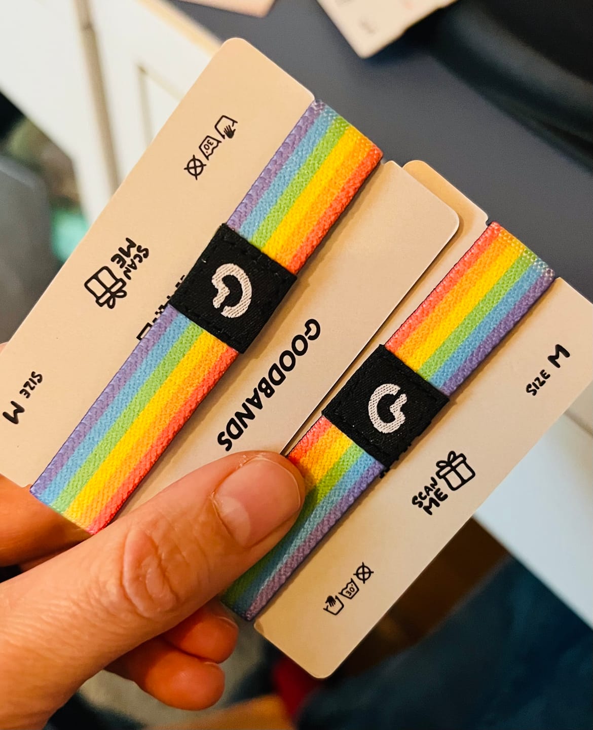 Customer photo review of rainbow