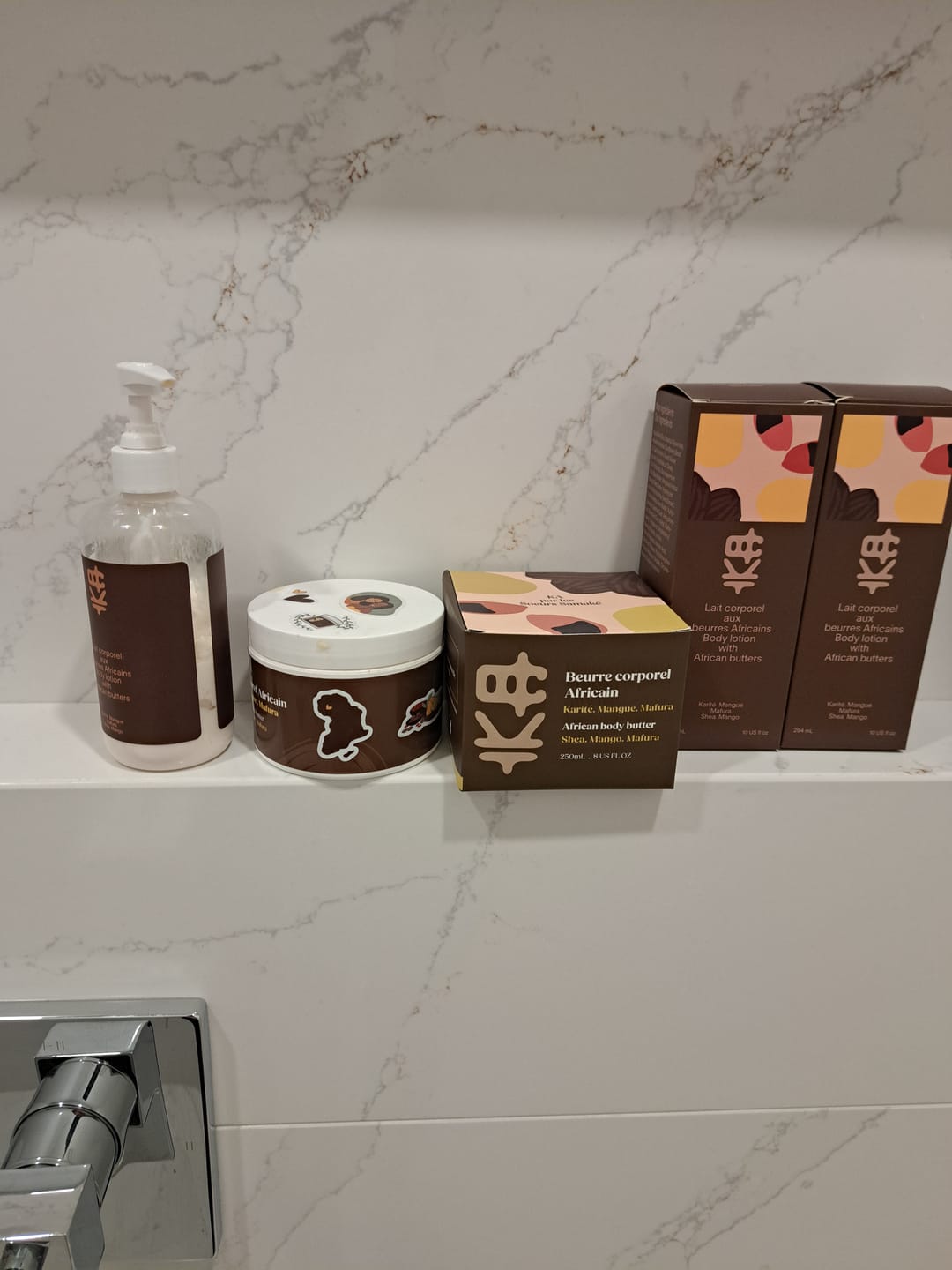 Customer photo review of Lait corporel hydratant