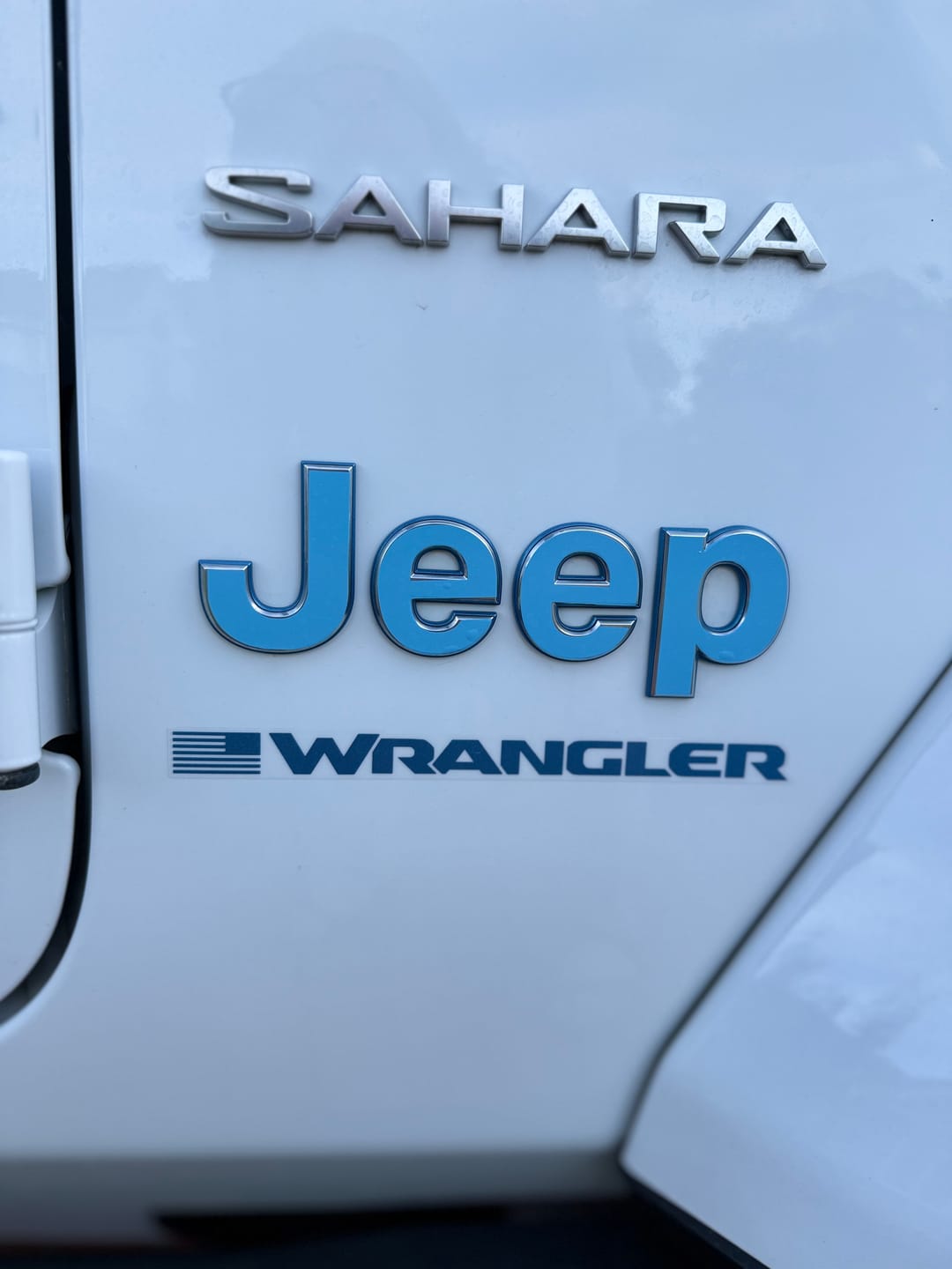 Customer photo review of JEEP Wrangler Emblem Overlay Decal Set | Fits JL, JK, TJ & YJ