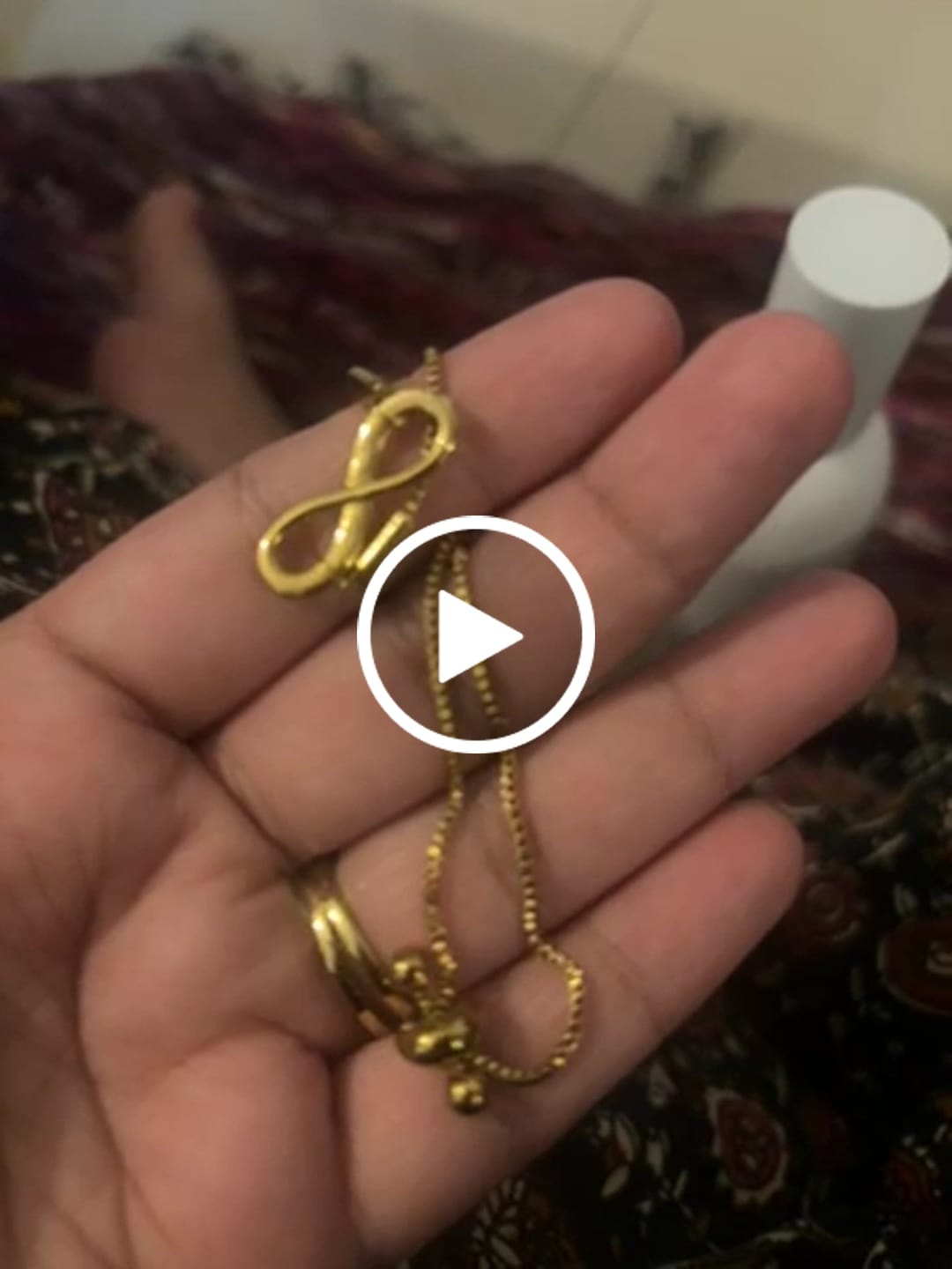 Customer video review of Infinity Wish Bracelet