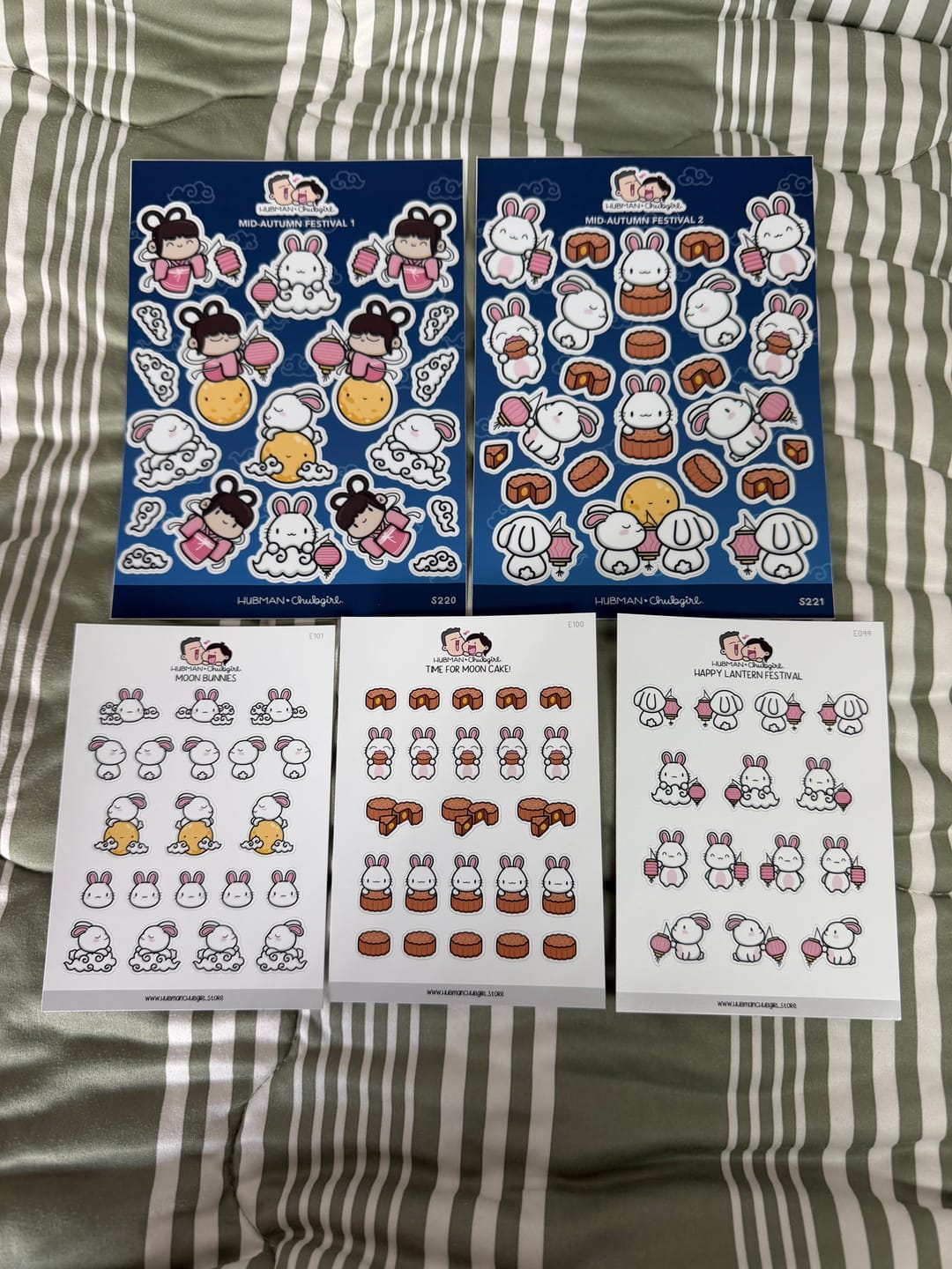 Customer photo review of Mid-Autumn Festival 1 Sticker Sheet