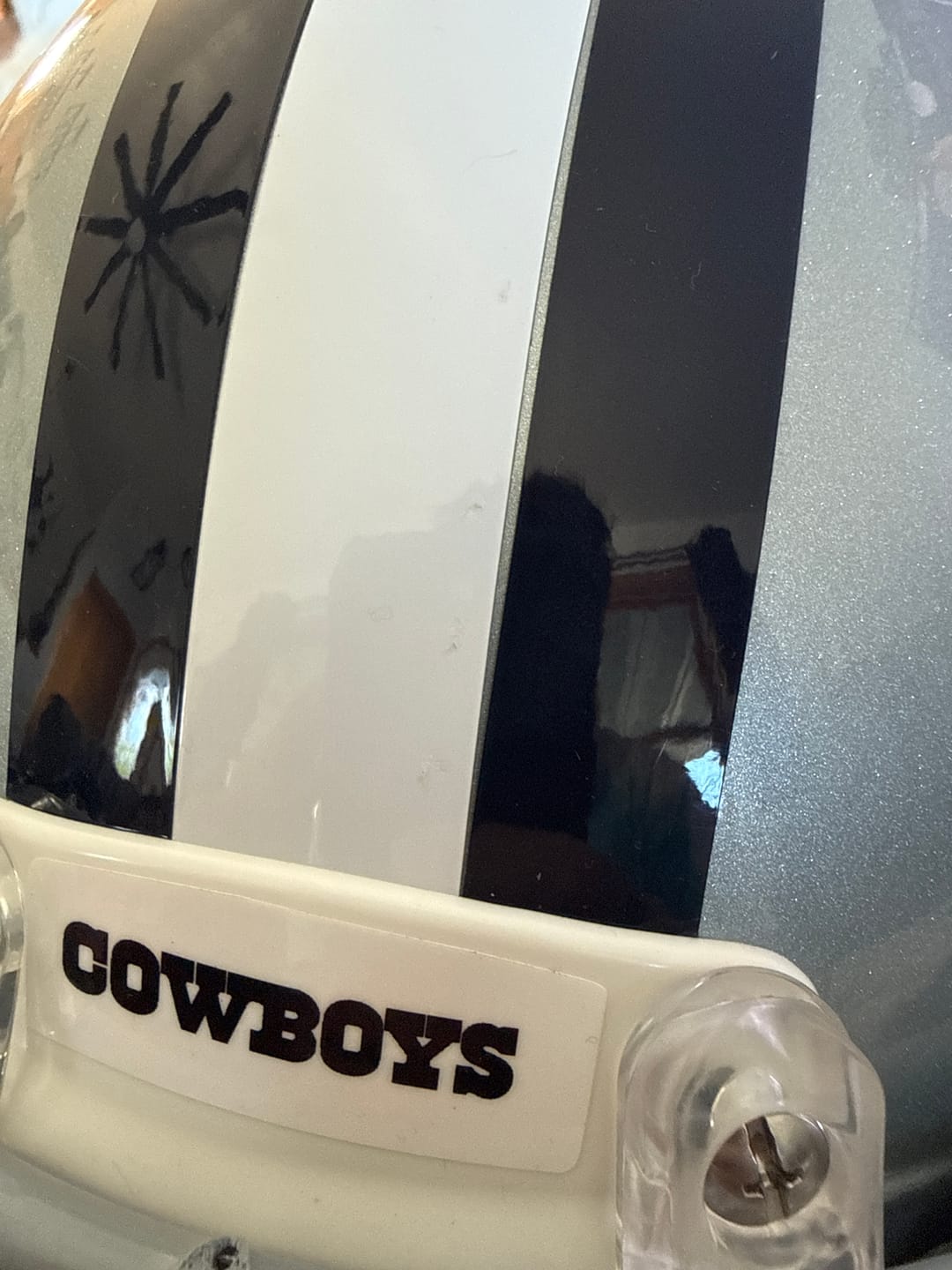 Customer photo review of Dallas Cowboys Riddell Speed Authentic Helmet
