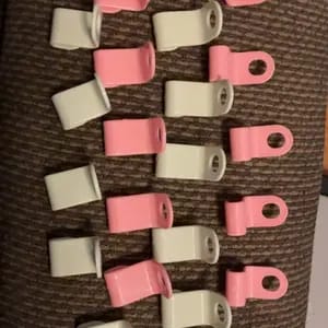 Customer photo review of Ottimizzazione Spazio Appendini Ganci Alta Capacità 20 Pezzi