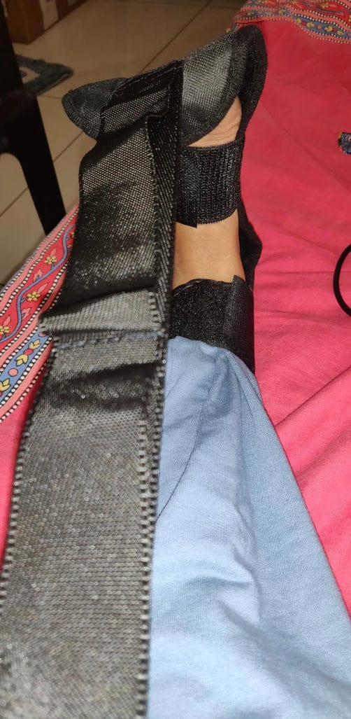 Customer photo review of Relieve Pain In 14 days with the Helvoro Stretching Strap