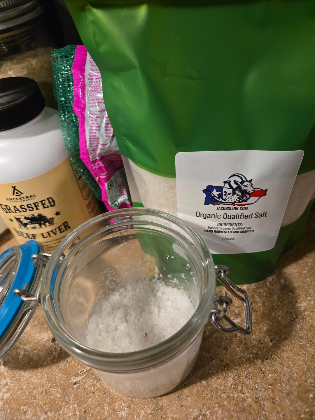 Customer photo review of Hand Harvested Kosher Mineral Salt