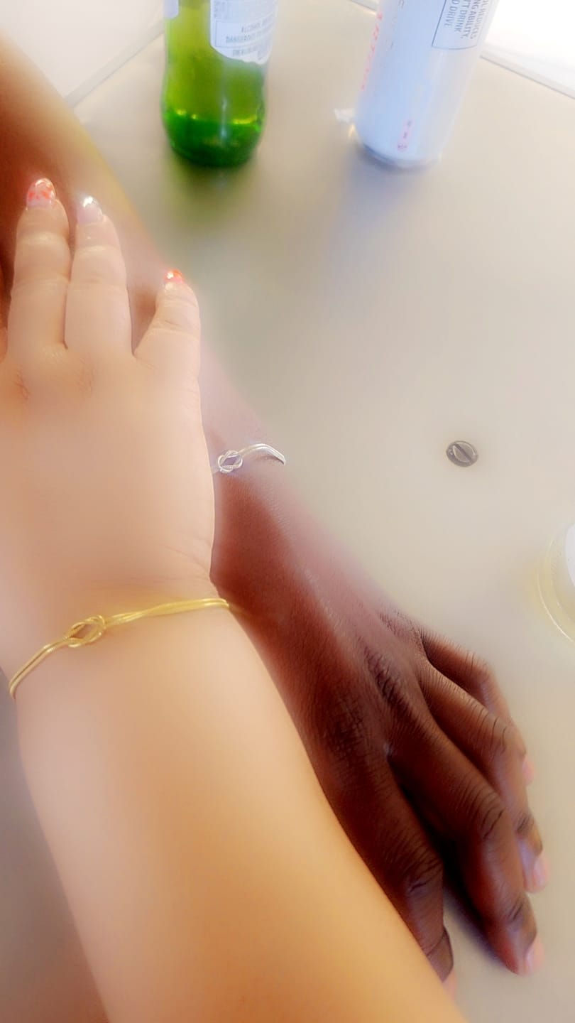 Customer photo review of Forever Knot Bracelet
