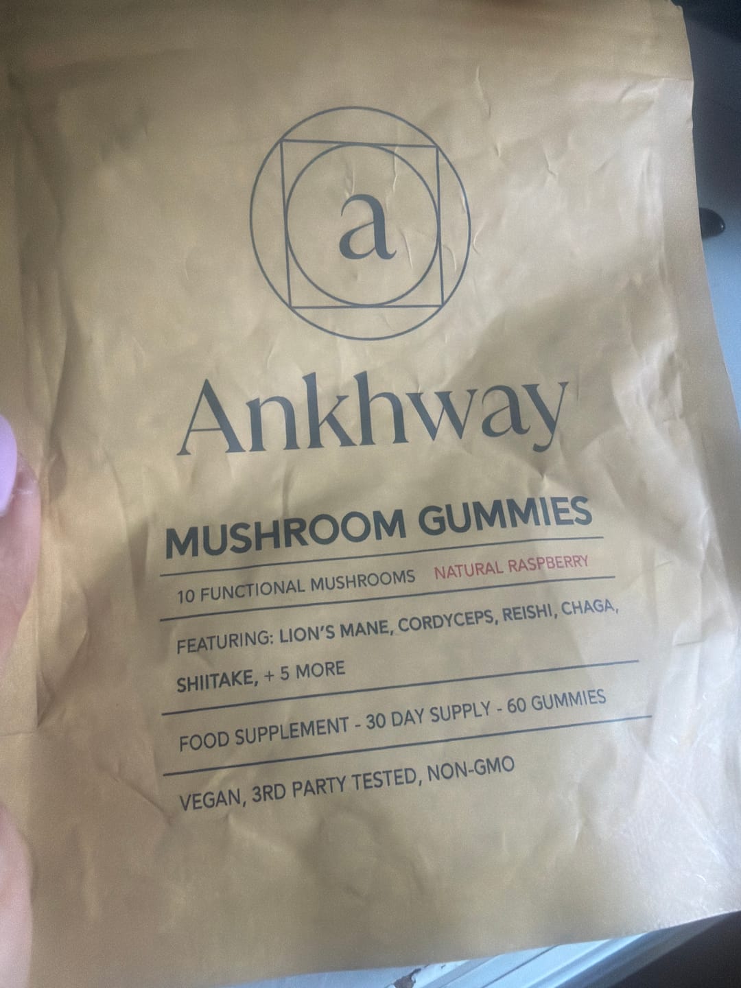 Customer photo review of Mushroom Gummies
