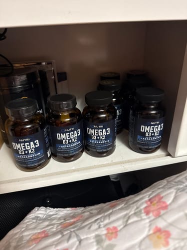 Customer photo review of Omega 3 + D3 + K2 with Astaxanthin