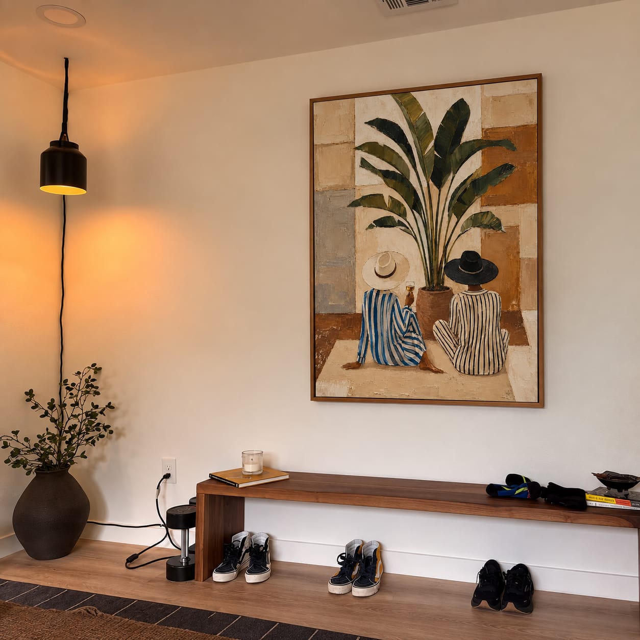 Customer photo review of Leafside Companions Wall Art
