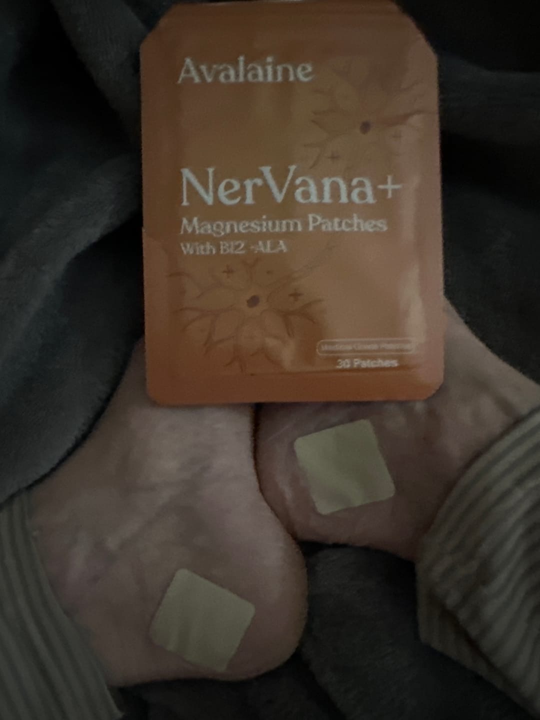 Customer photo review of NerVana+® Nerve Relief Magnesium Patches