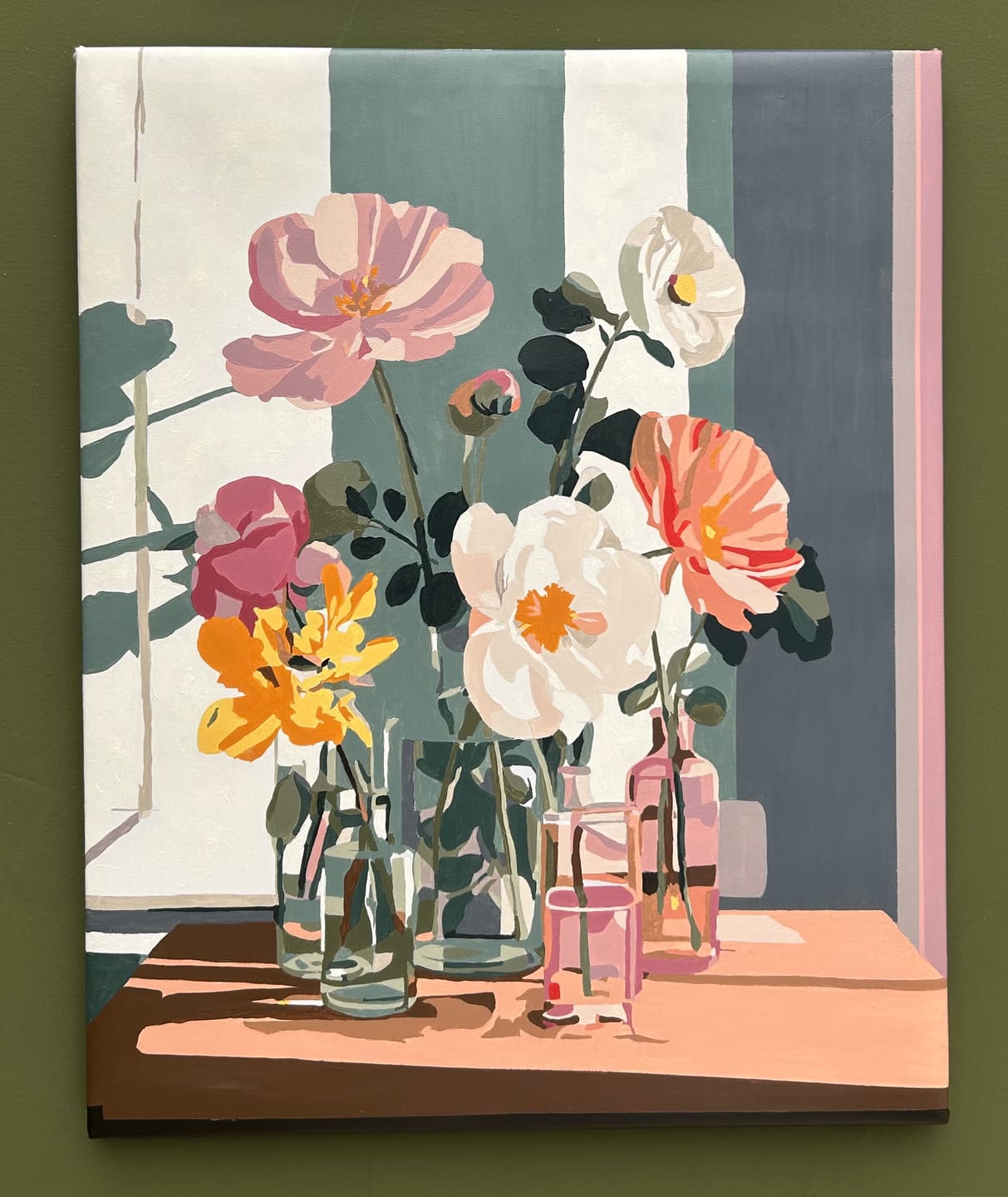 Customer photo review of Beauty in glass | Paint by Number