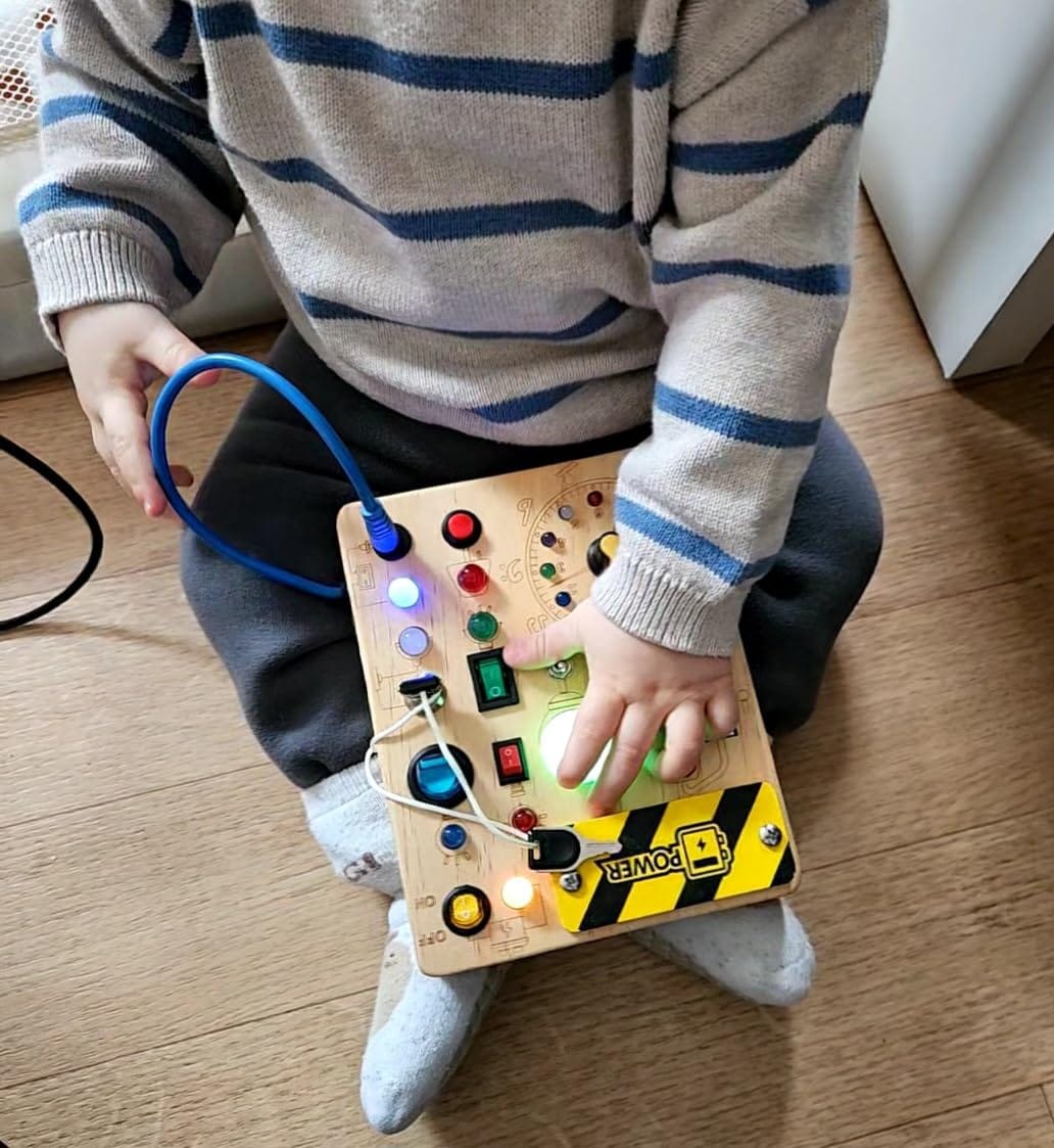 Customer photo review of Le Tableau d’Activités Lumineux Mon Loulou™