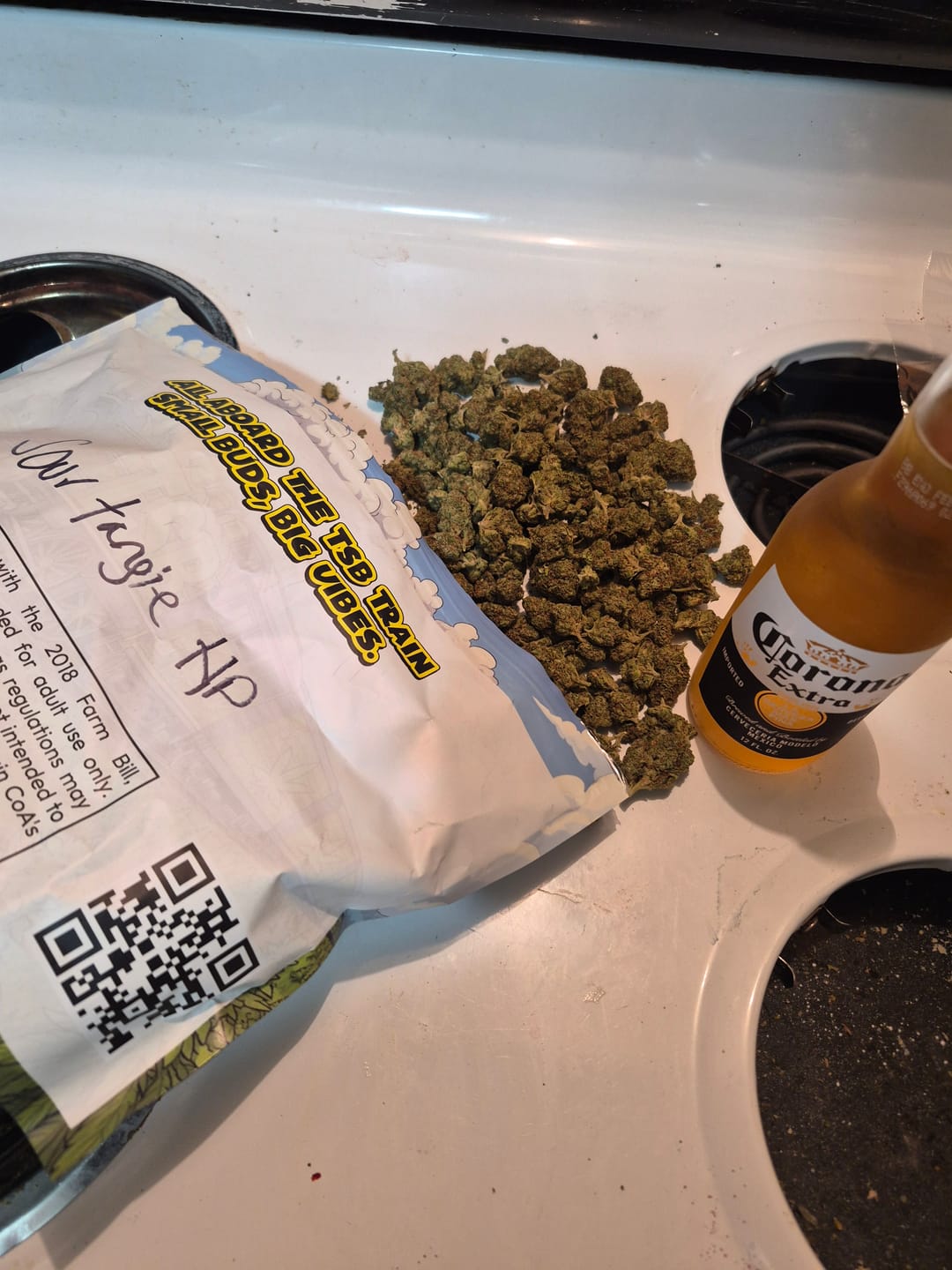 Customer photo review of Sour Tangie THCA Flower