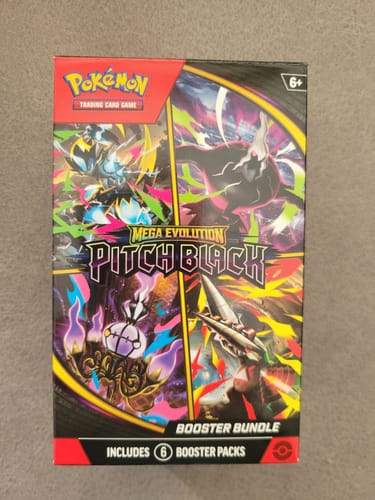 Customer photo review of Pokémon Mega Evolutions Pitch Black Booster Box