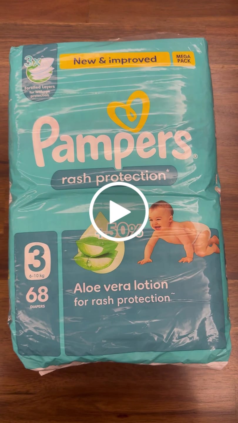 Customer video review of Pampers ML Diapers Mega Pack