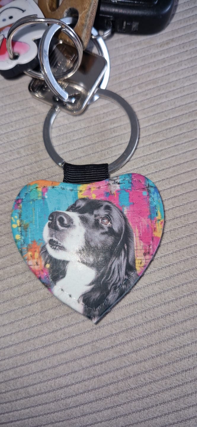 Customer photo review of Streetart - Personalised Keychain