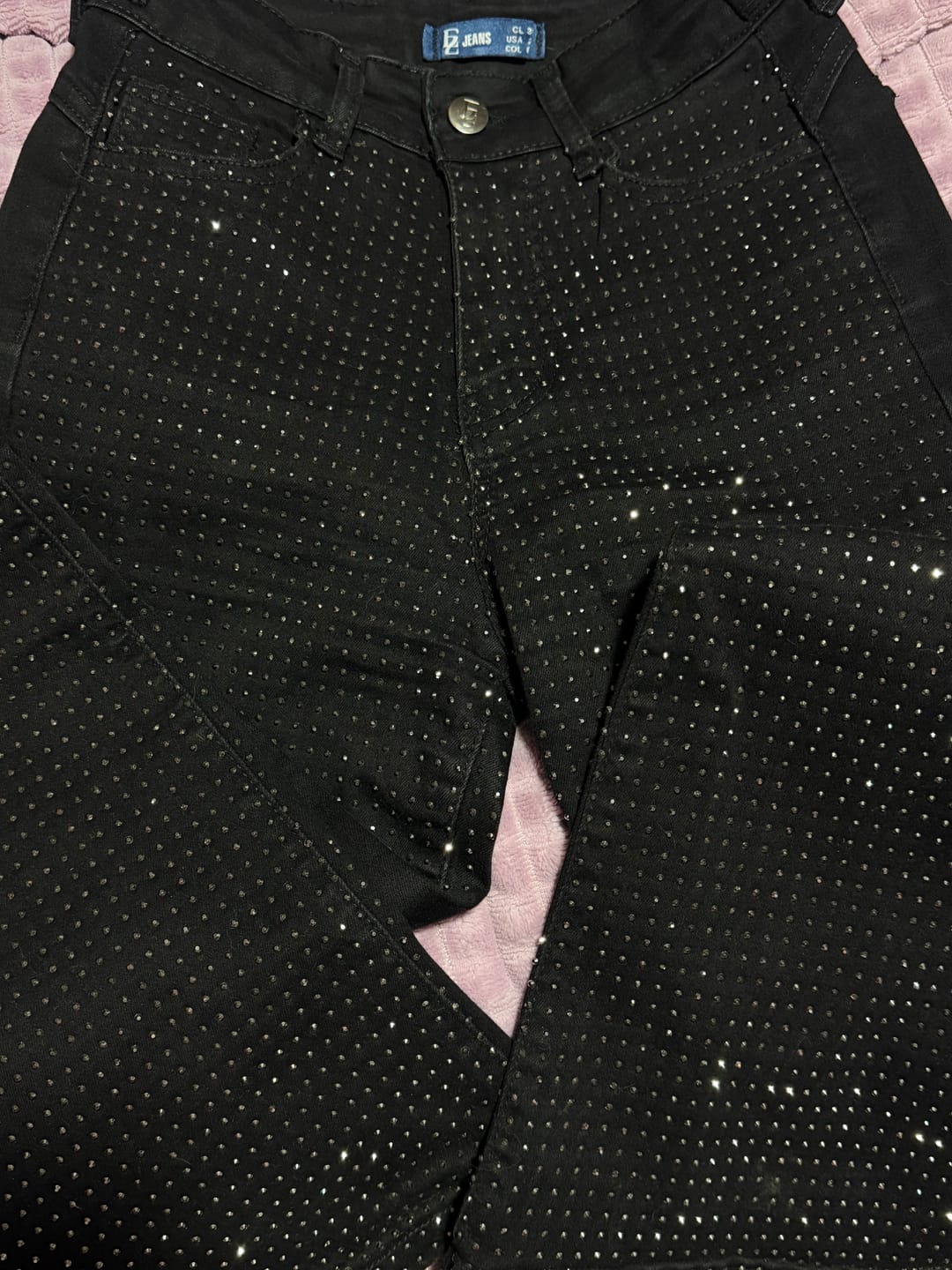 Customer photo review of EZ5543 | Jeans Recto Brillos Negro | EZ (ARRIBA)
