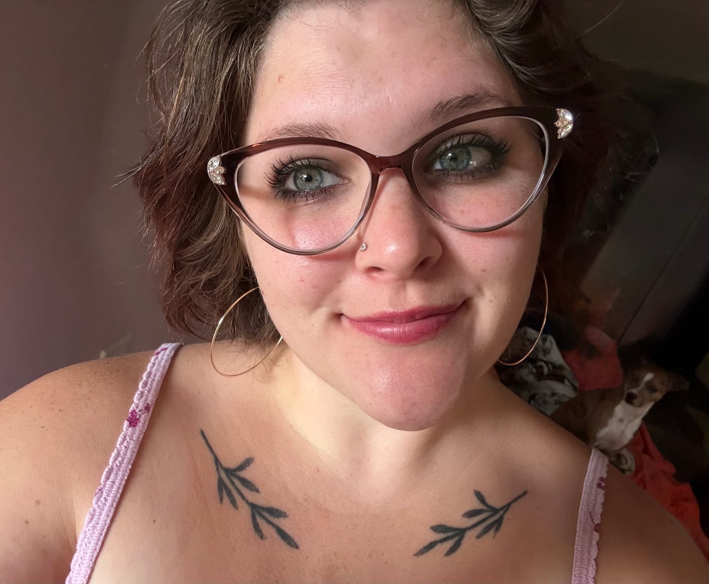 Customer photo review of Onyx Eyeglasses