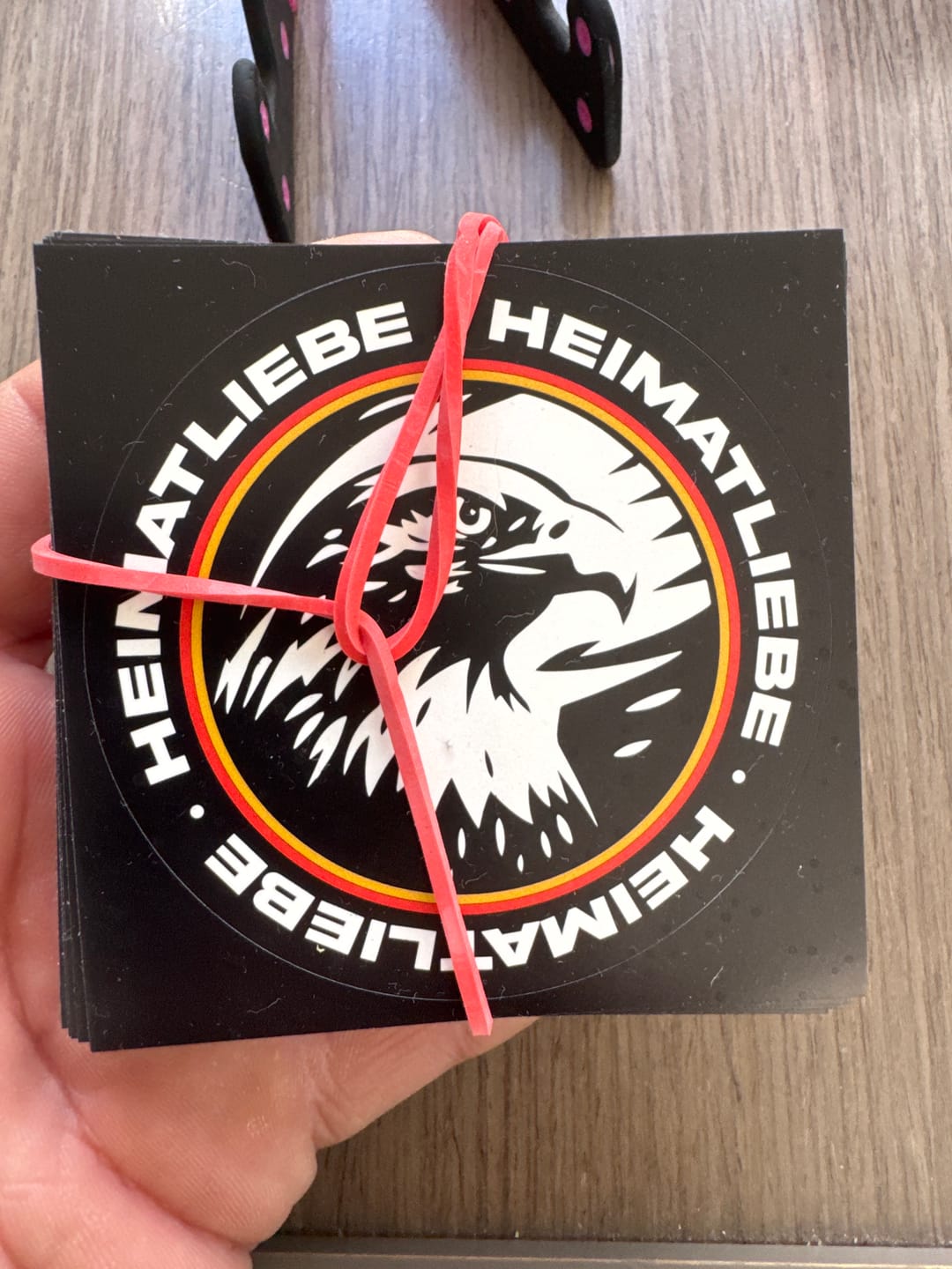Customer photo review of Aufkleber Set "Heimatliebe"