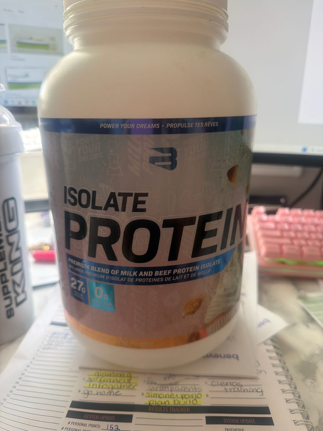 Customer photo review of Isolate Protein