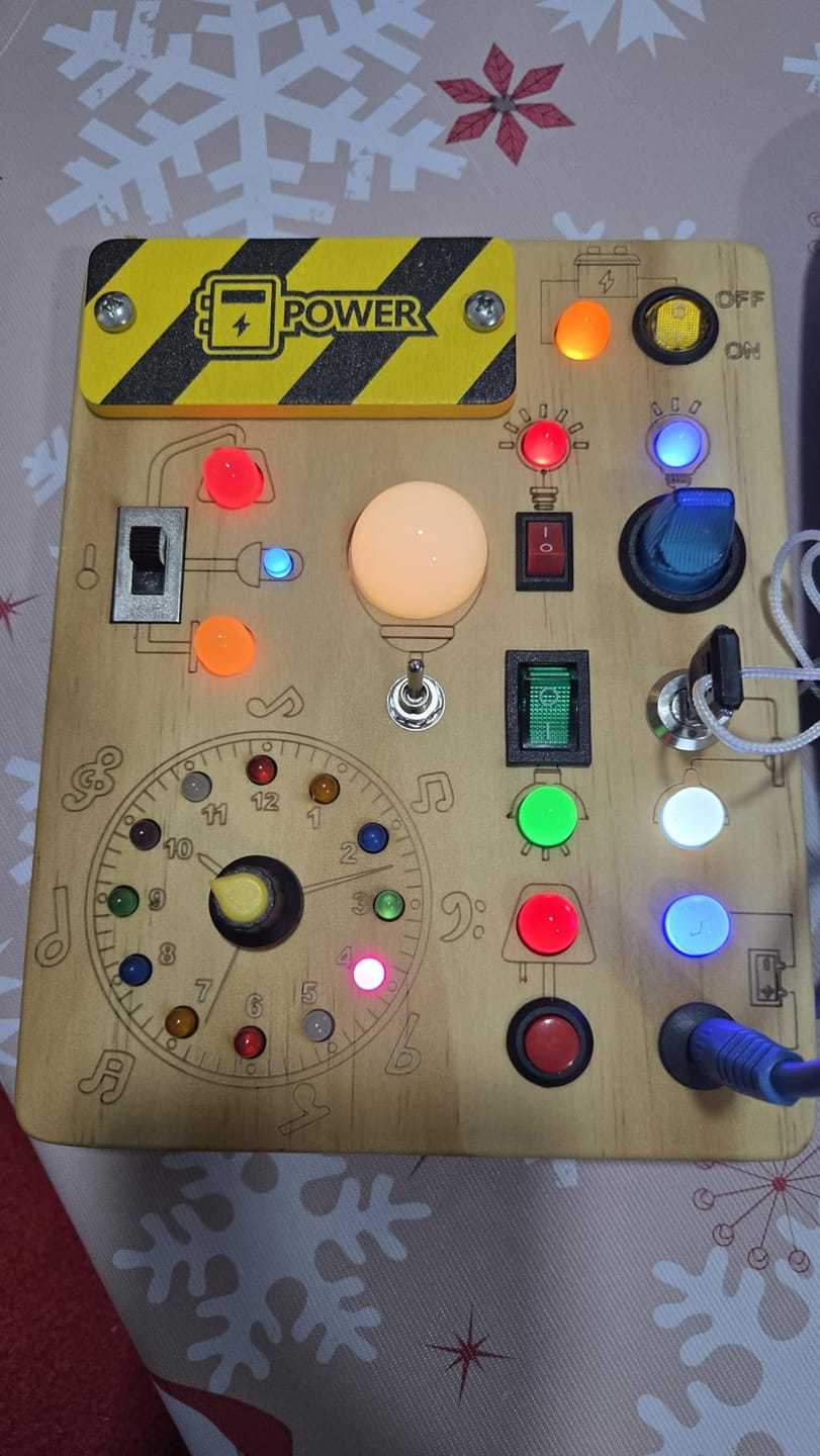 Customer photo review of Le Tableau d’Activités Lumineux Mon Loulou™