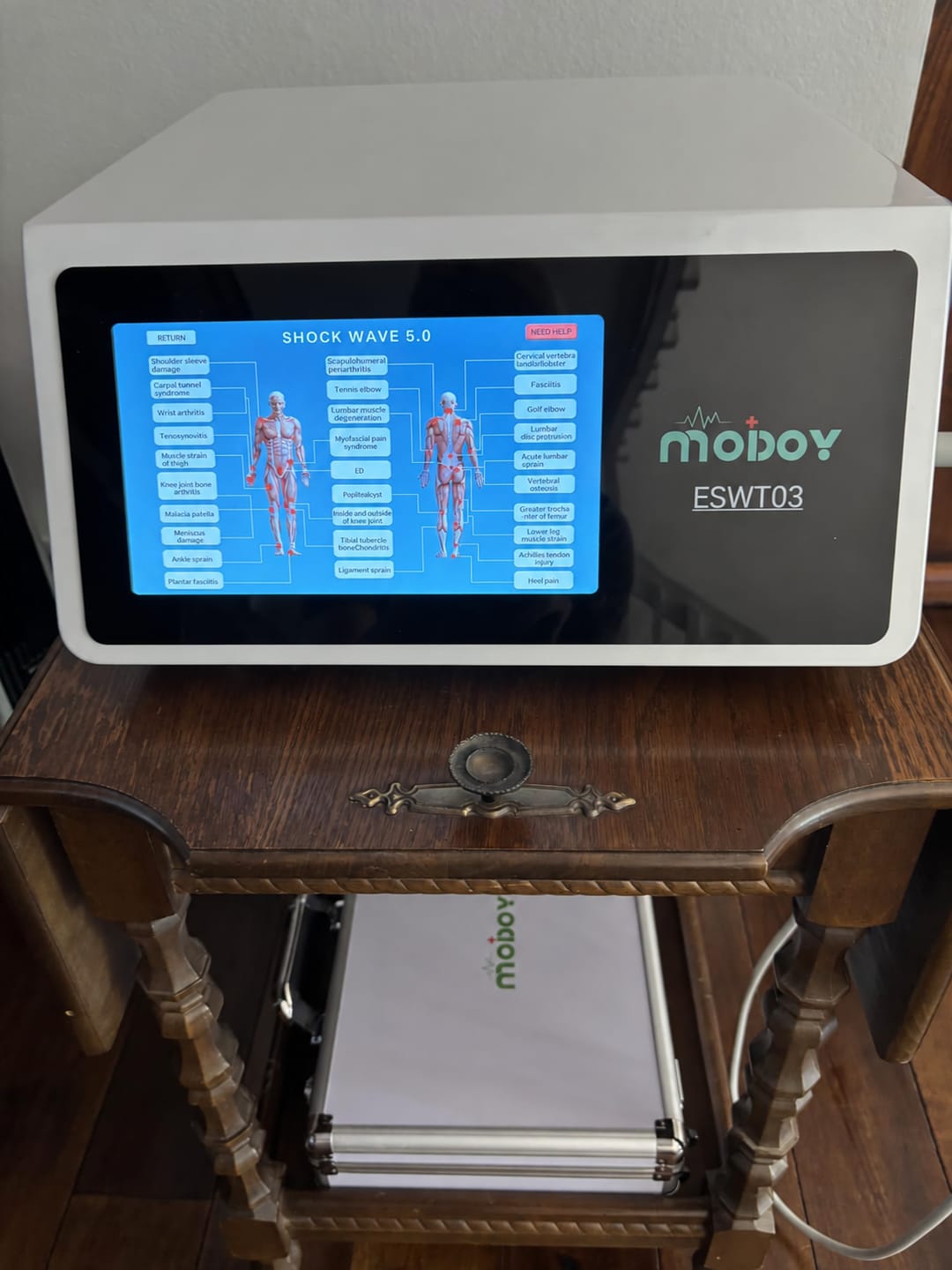 Customer photo review of LumyHealth Professional Shockwave Therapy Machine