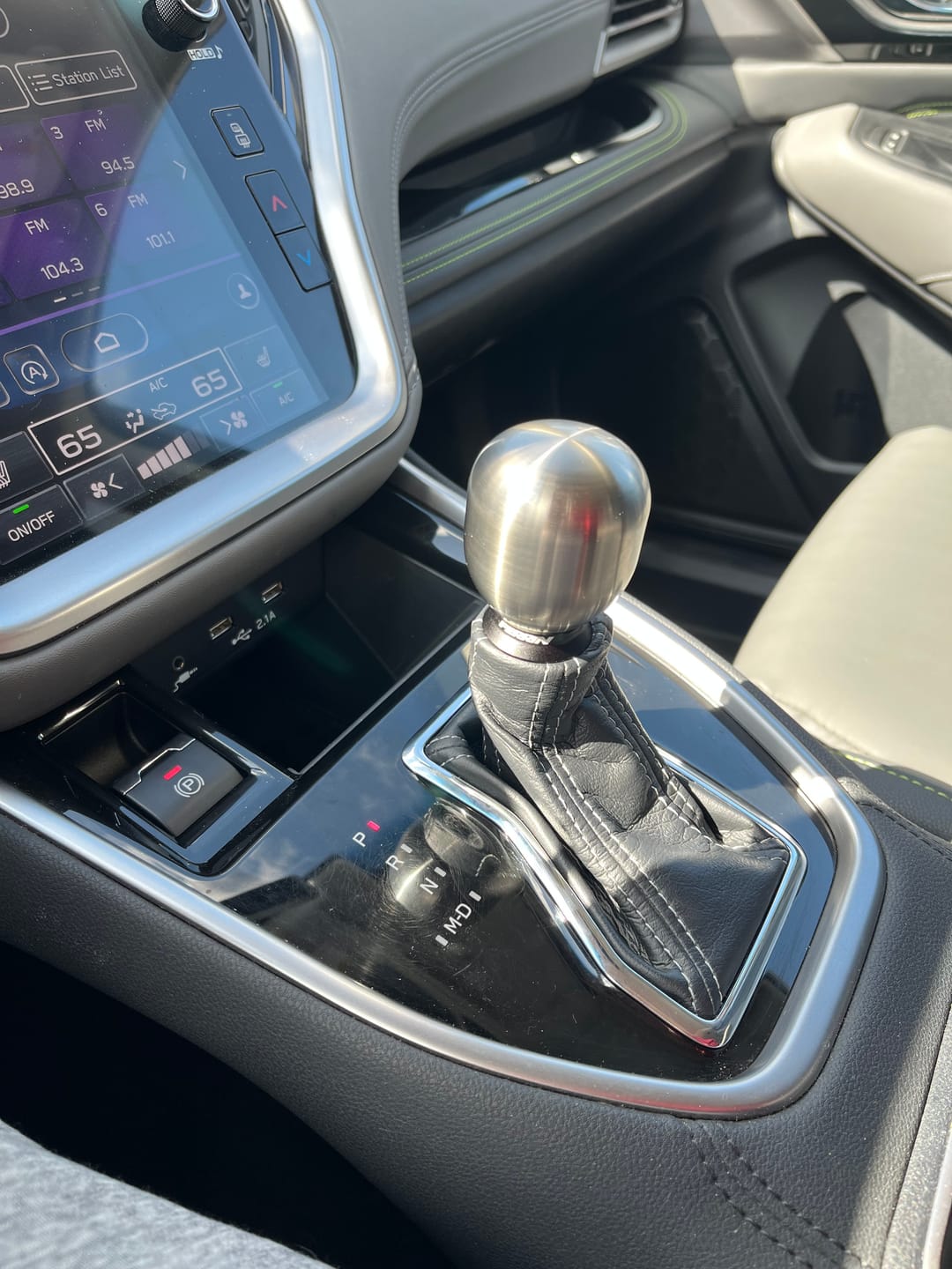 Customer photo review of Shift Knobs for CVT 2022-2026 WRX, Legacy, Outback, XT, Wilderness