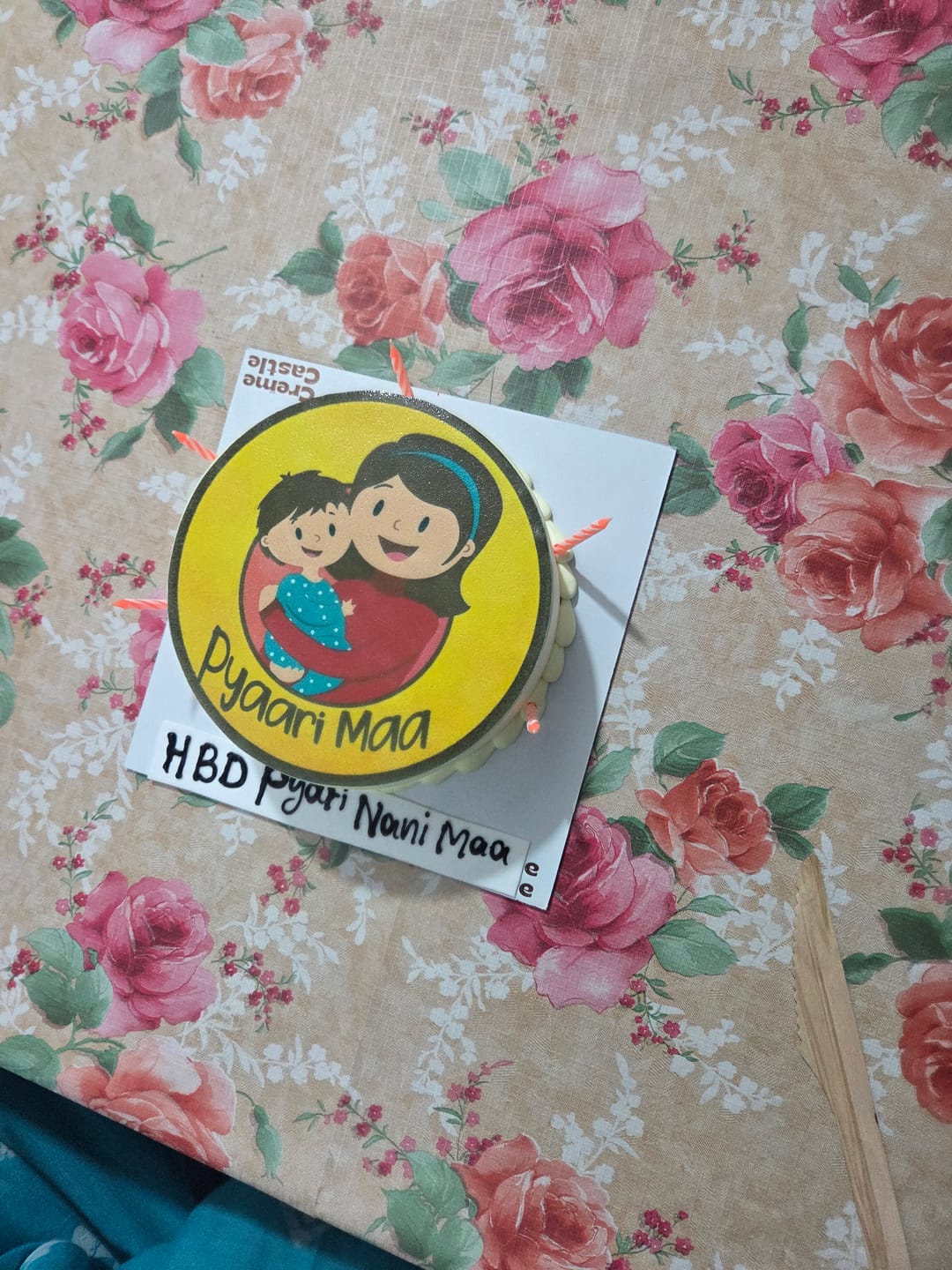 Customer photo review of Maa Theme Cake