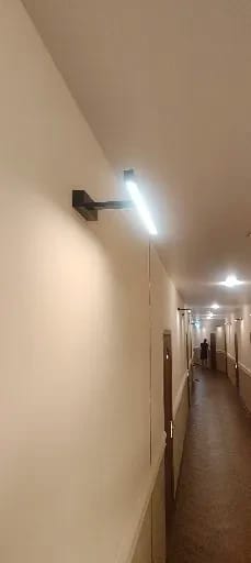 Customer photo review of Gold Wall Light for Bedroom, Acrylic Shade Design, 80 cm