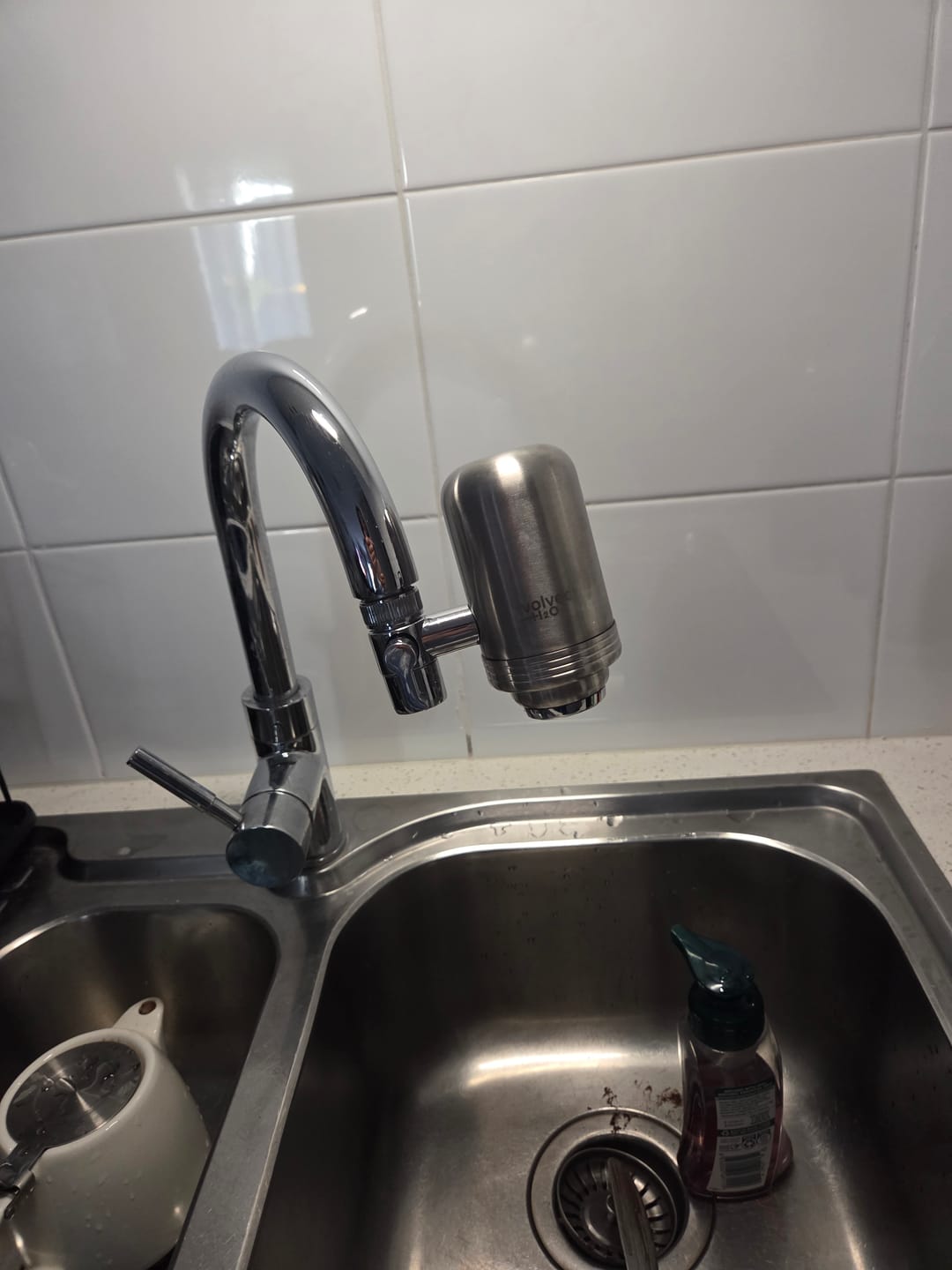 Customer photo review of Evolved H2O™ Advanced Tap Filter